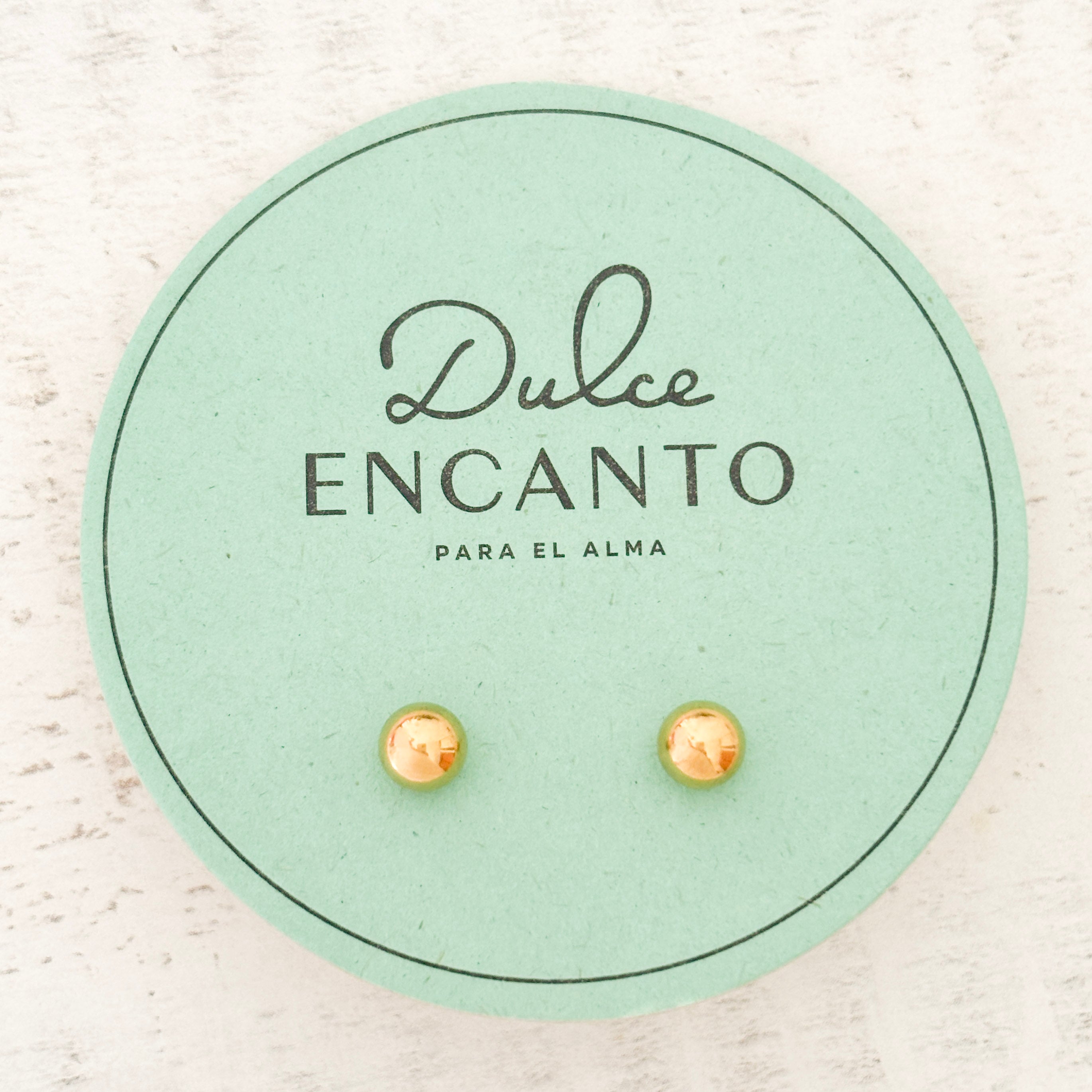 Topos Liso Pequeño Baño de Oro