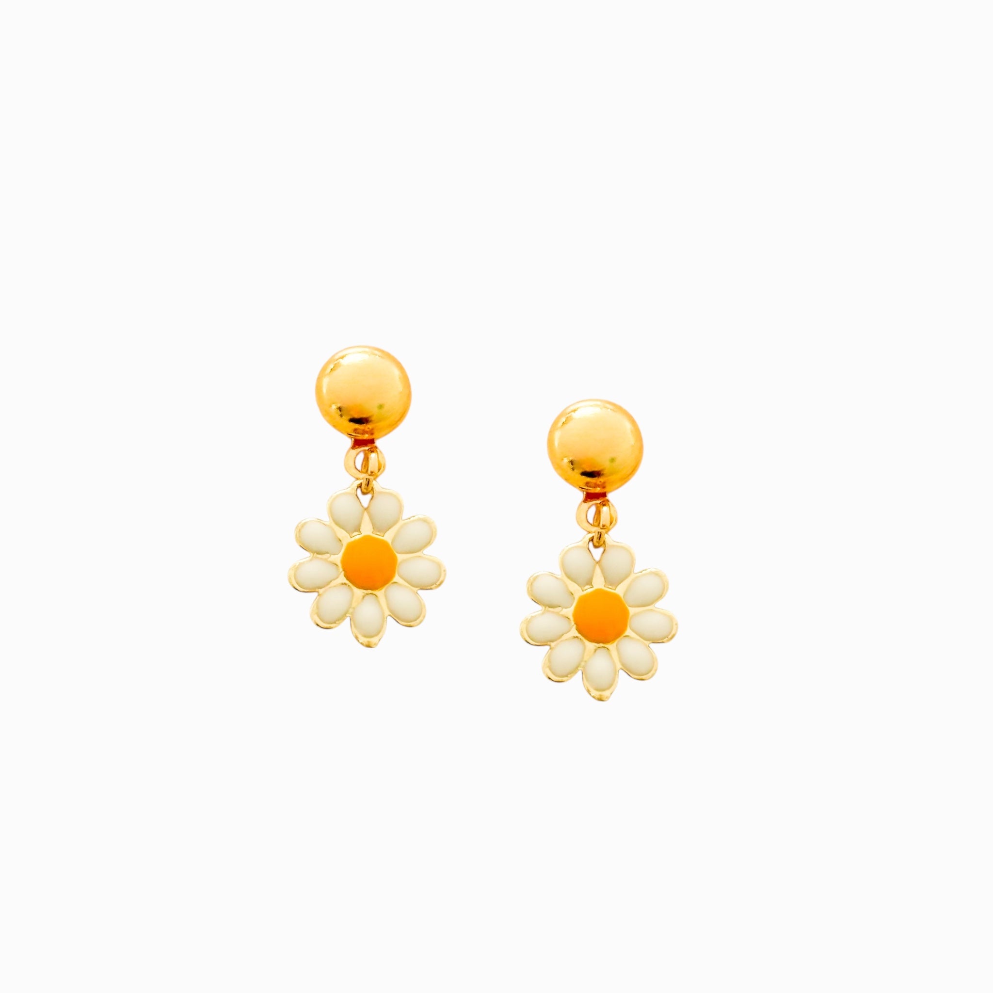 Aretes Margarita Blancas