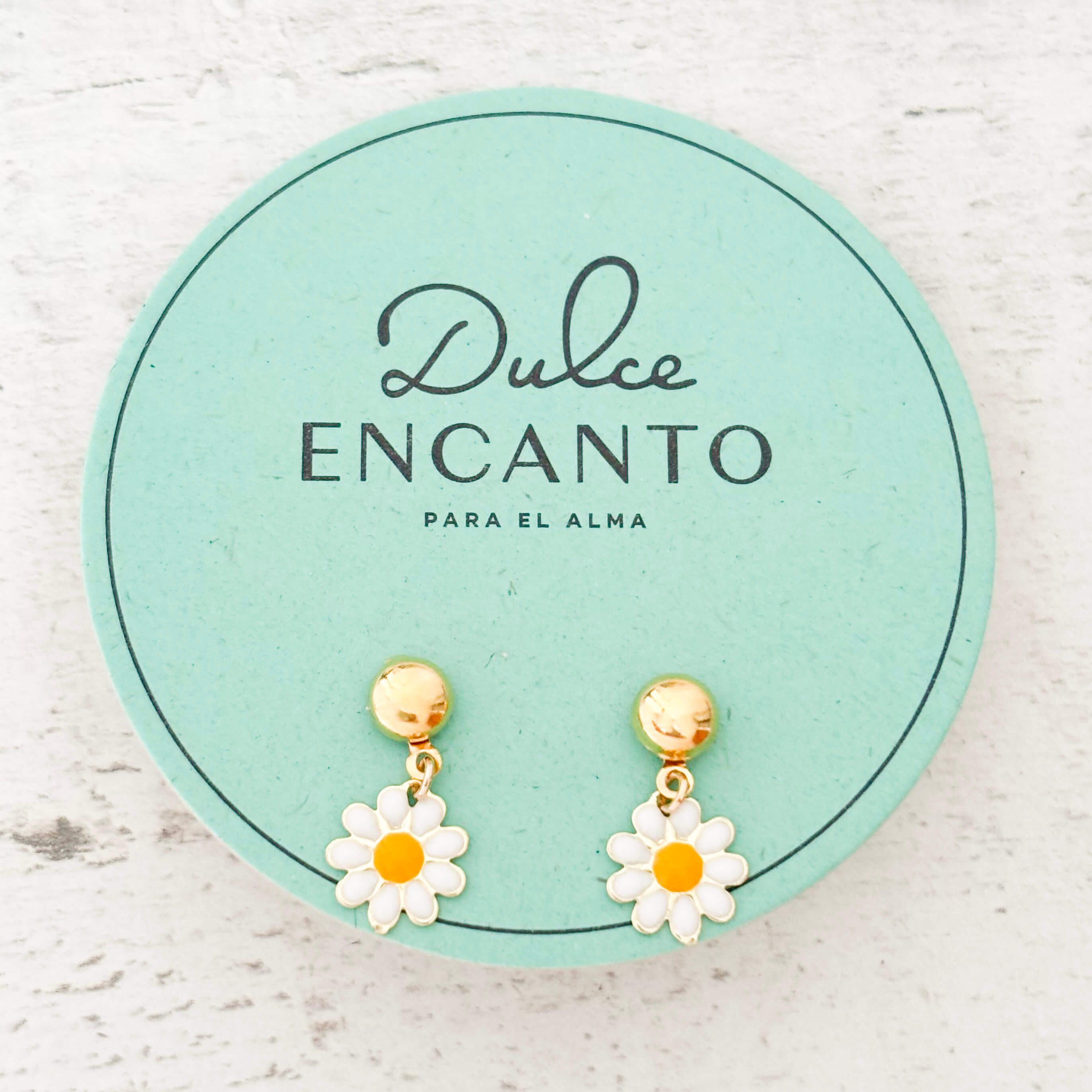 Aretes Margarita Blancas