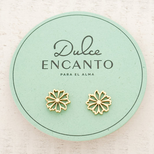 Aretes Flor Radiante