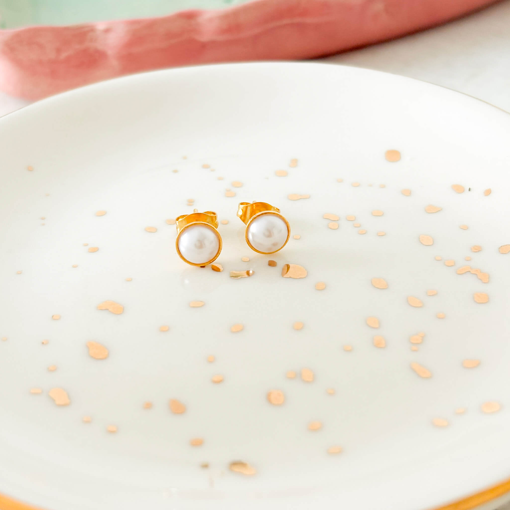 Topos Perla Base Dorada