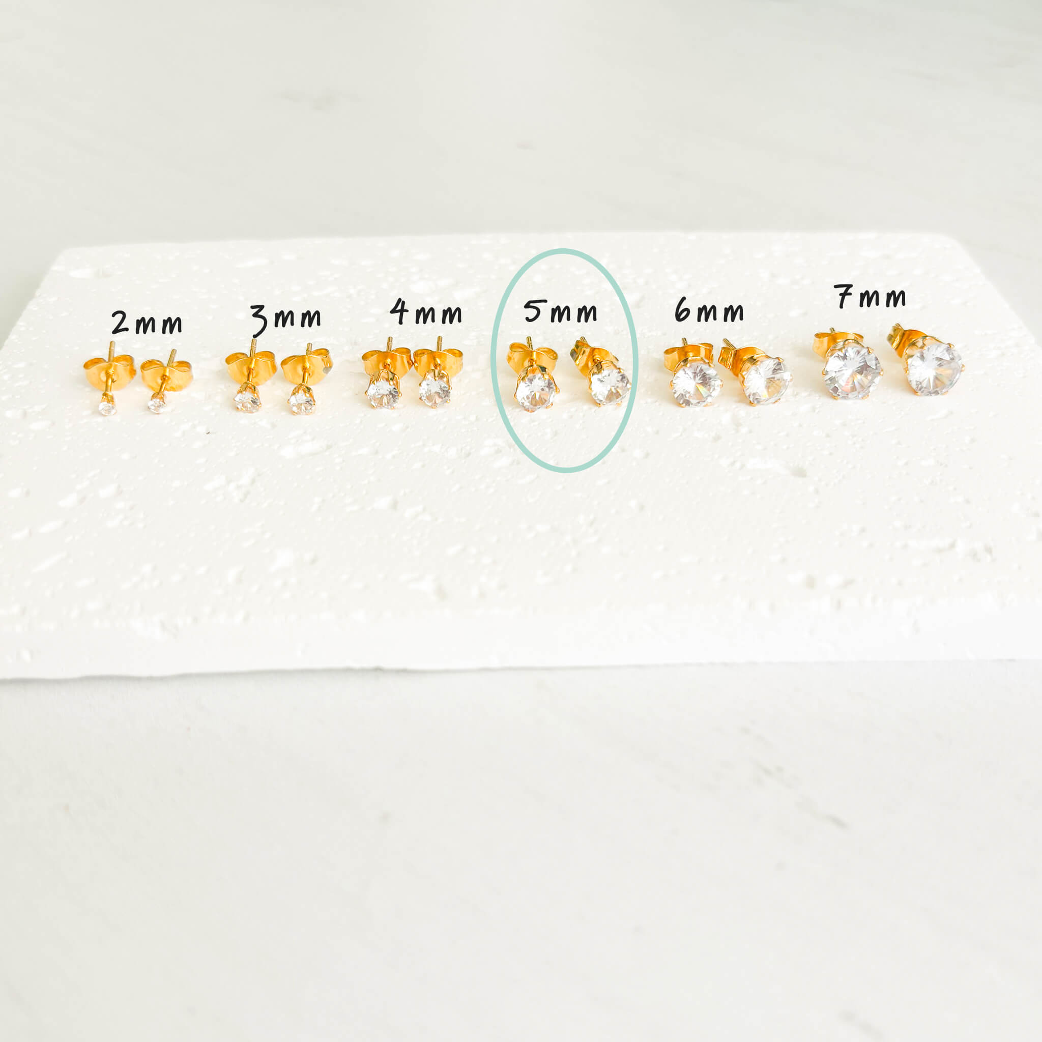 Topos Zircón Mediano 5MM