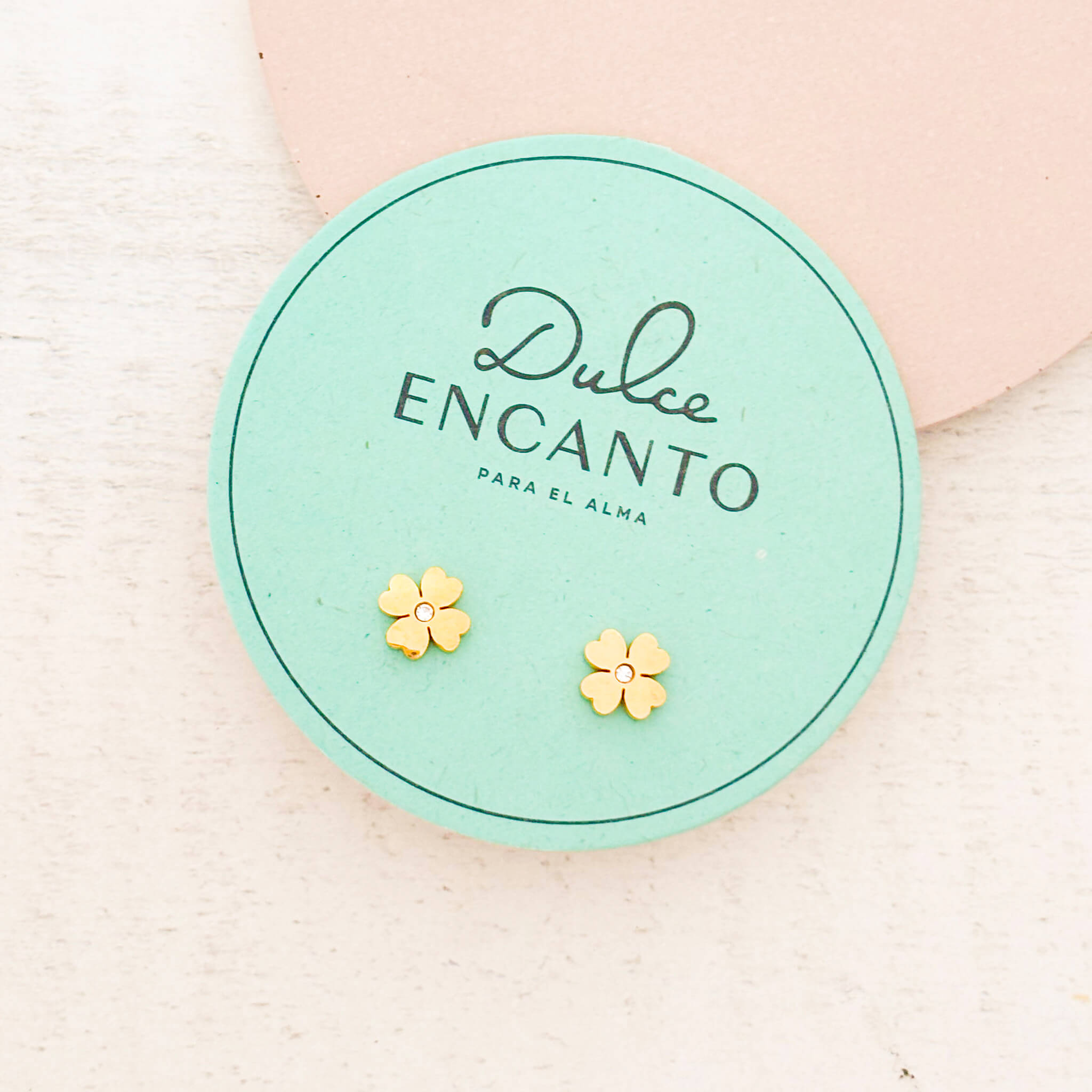 Topos Trébol Cuatro Hojas de Luz Zircon