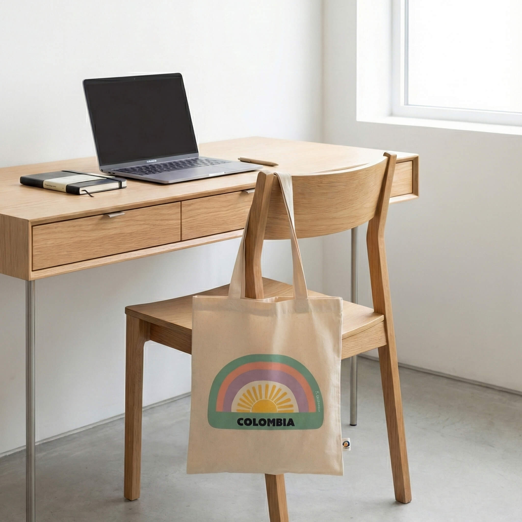 Tote Bag Colombia Sol Arcoíris
