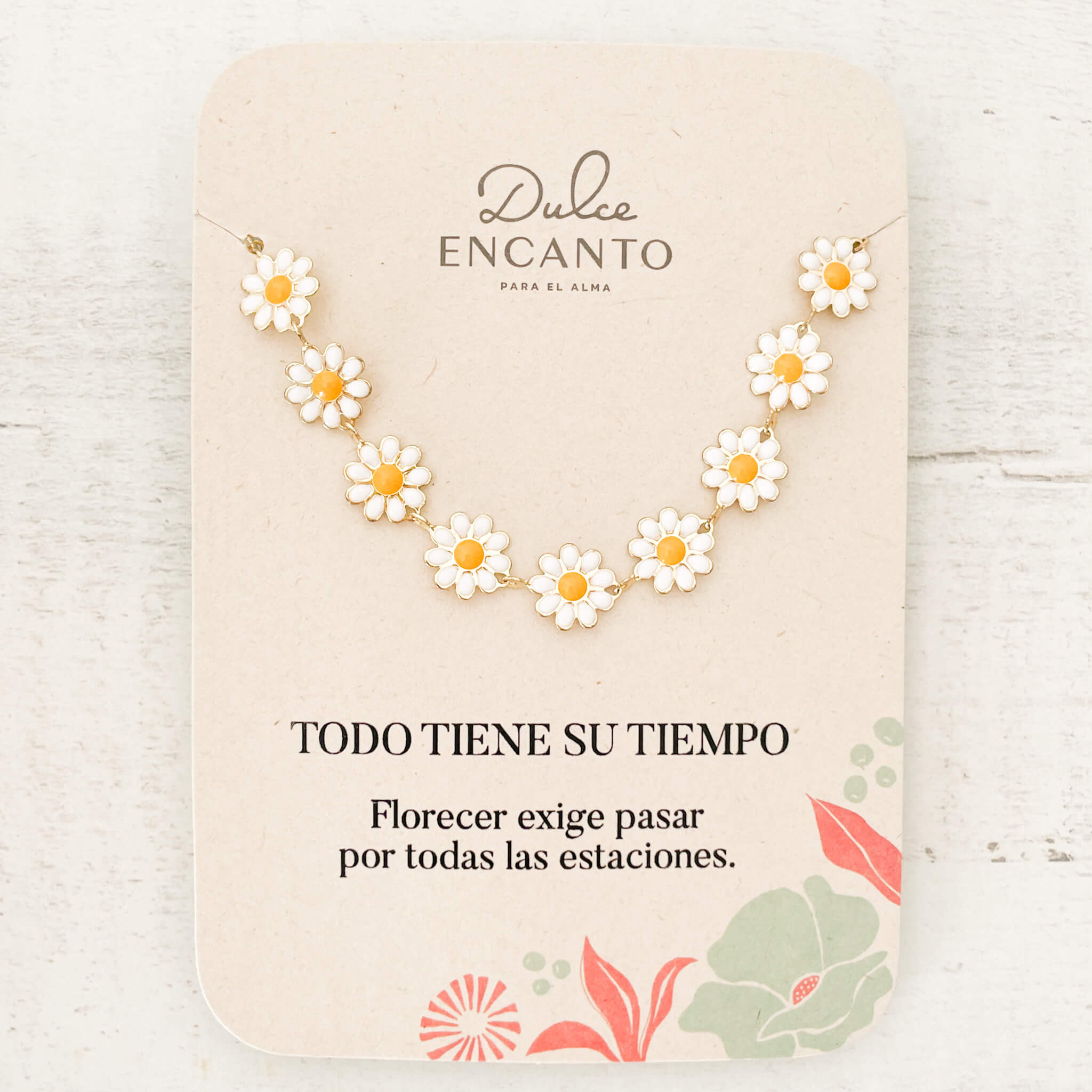 Collar Gargantilla Flores Margaritas Con Significado