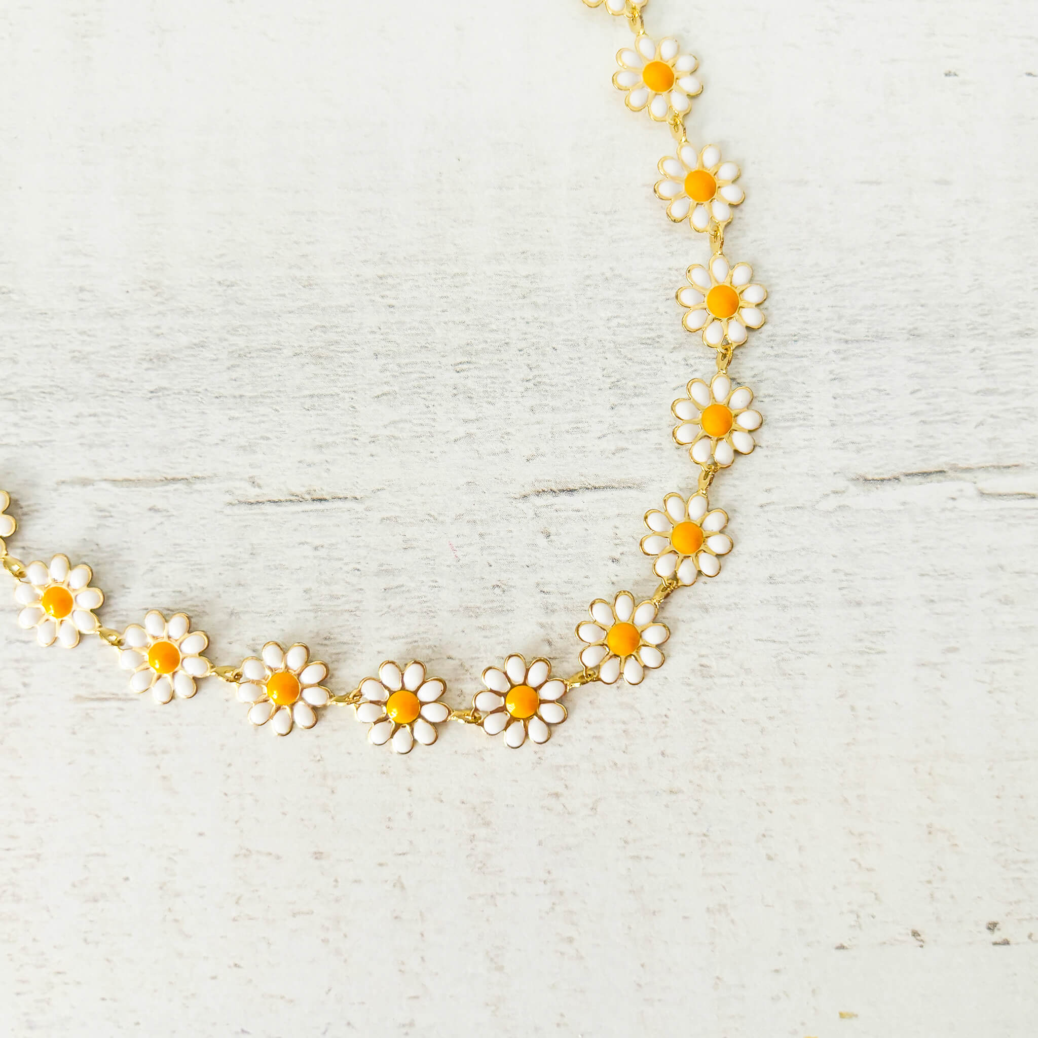 Collar Gargantilla Flores Margaritas Con Significado