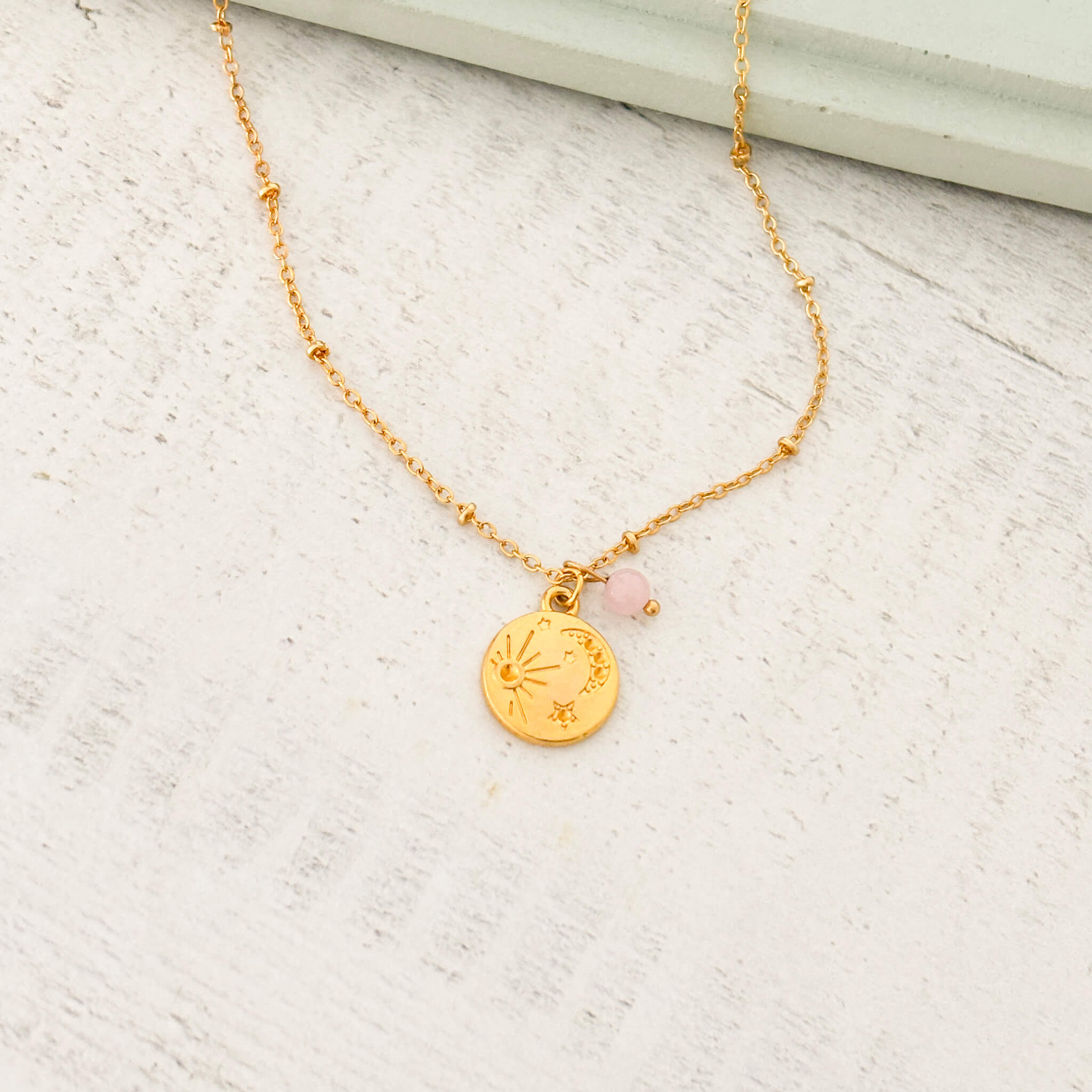 Cadena Universo Cuarzo Rosado Con significado