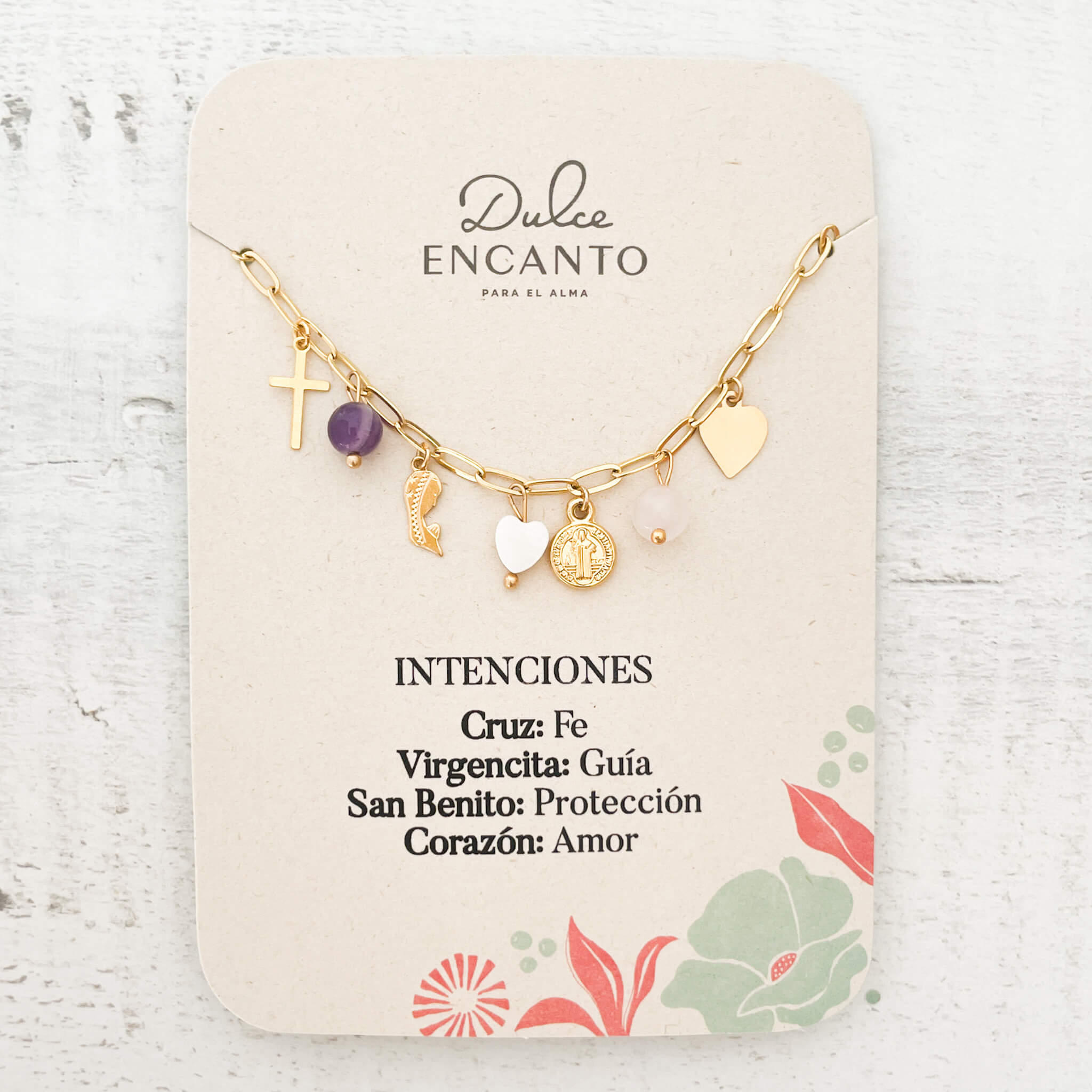 Collar Intenciones Fe Amor Con Significado