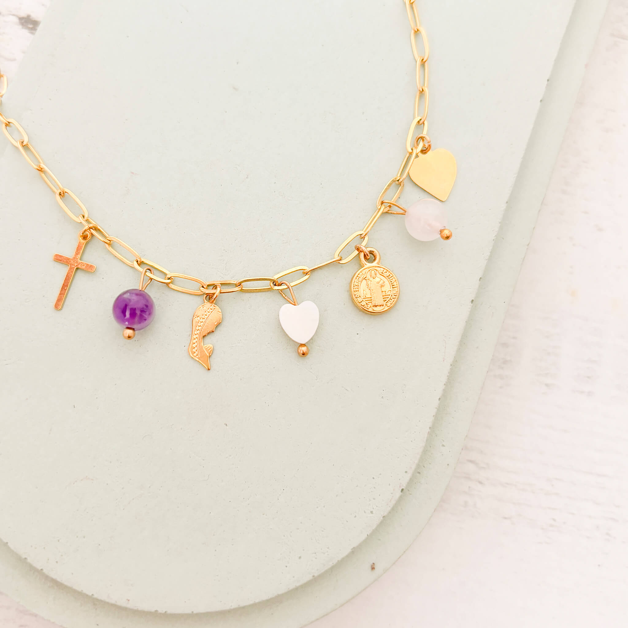 Collar Intenciones Fe Amor Con Significado