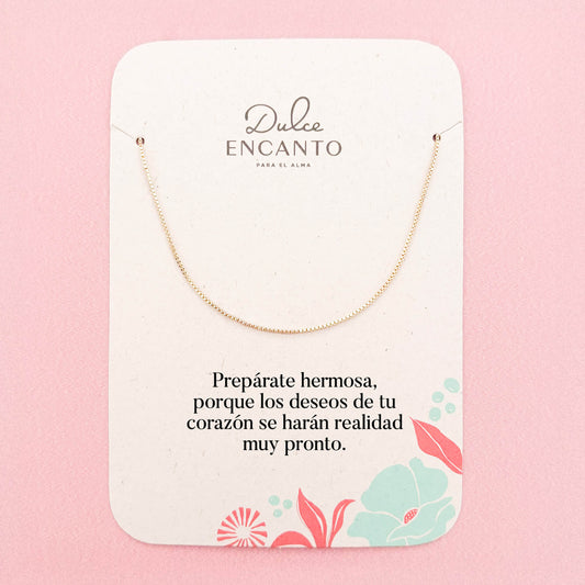 Cadena Ajustable para Dijes Personalizados