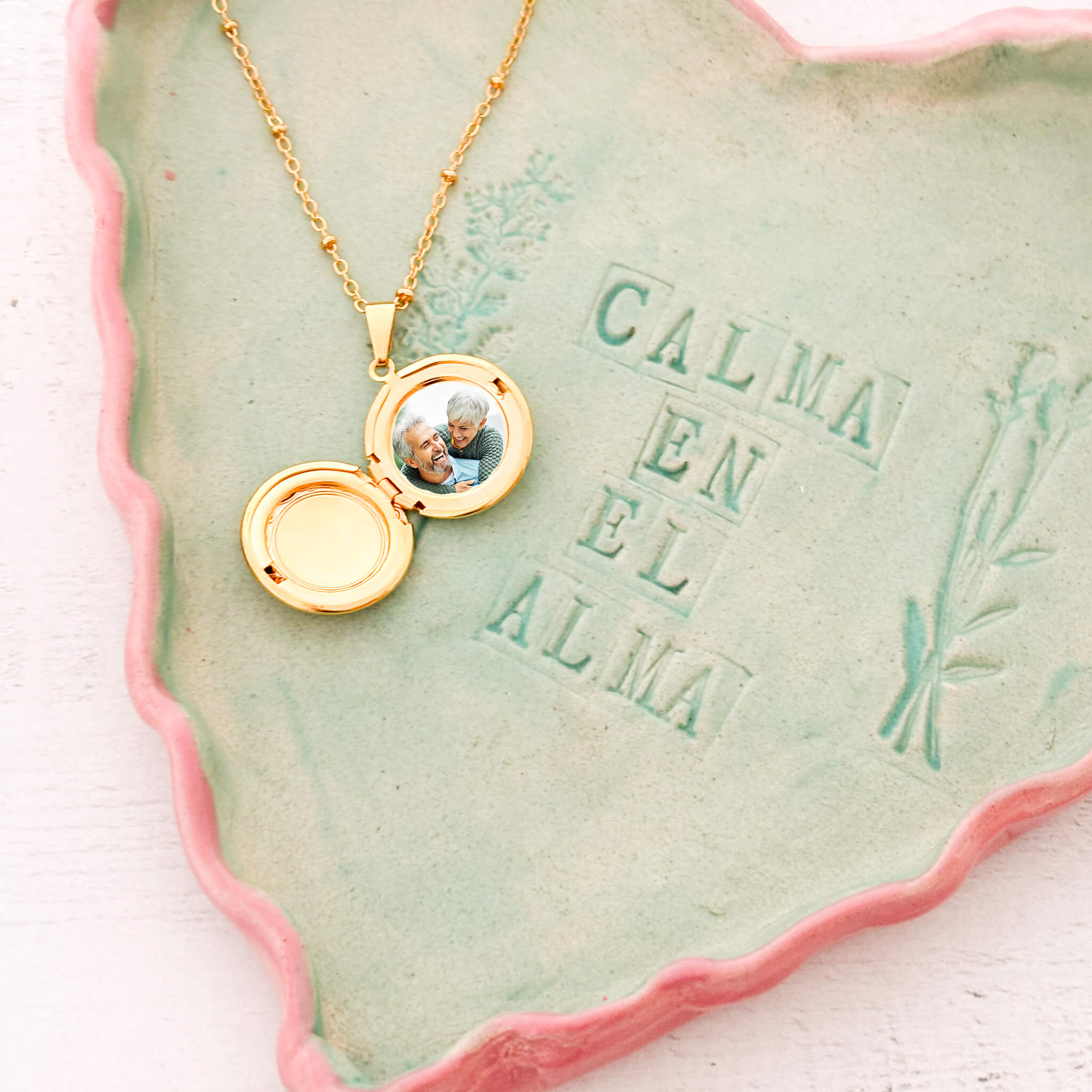 Cadena Relicario Redondo Solsticio