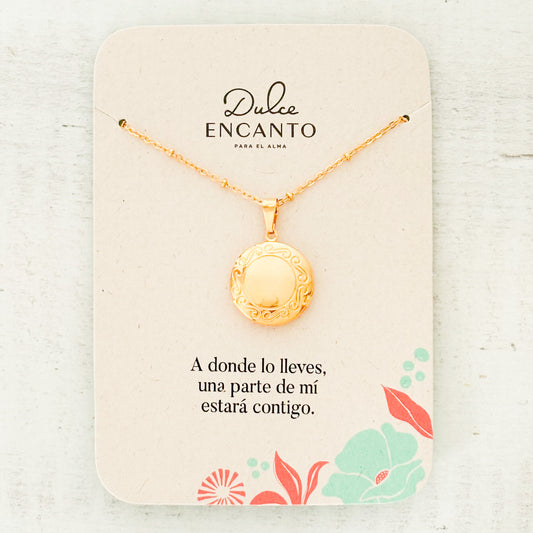 Cadena Relicario Redondo Solsticio