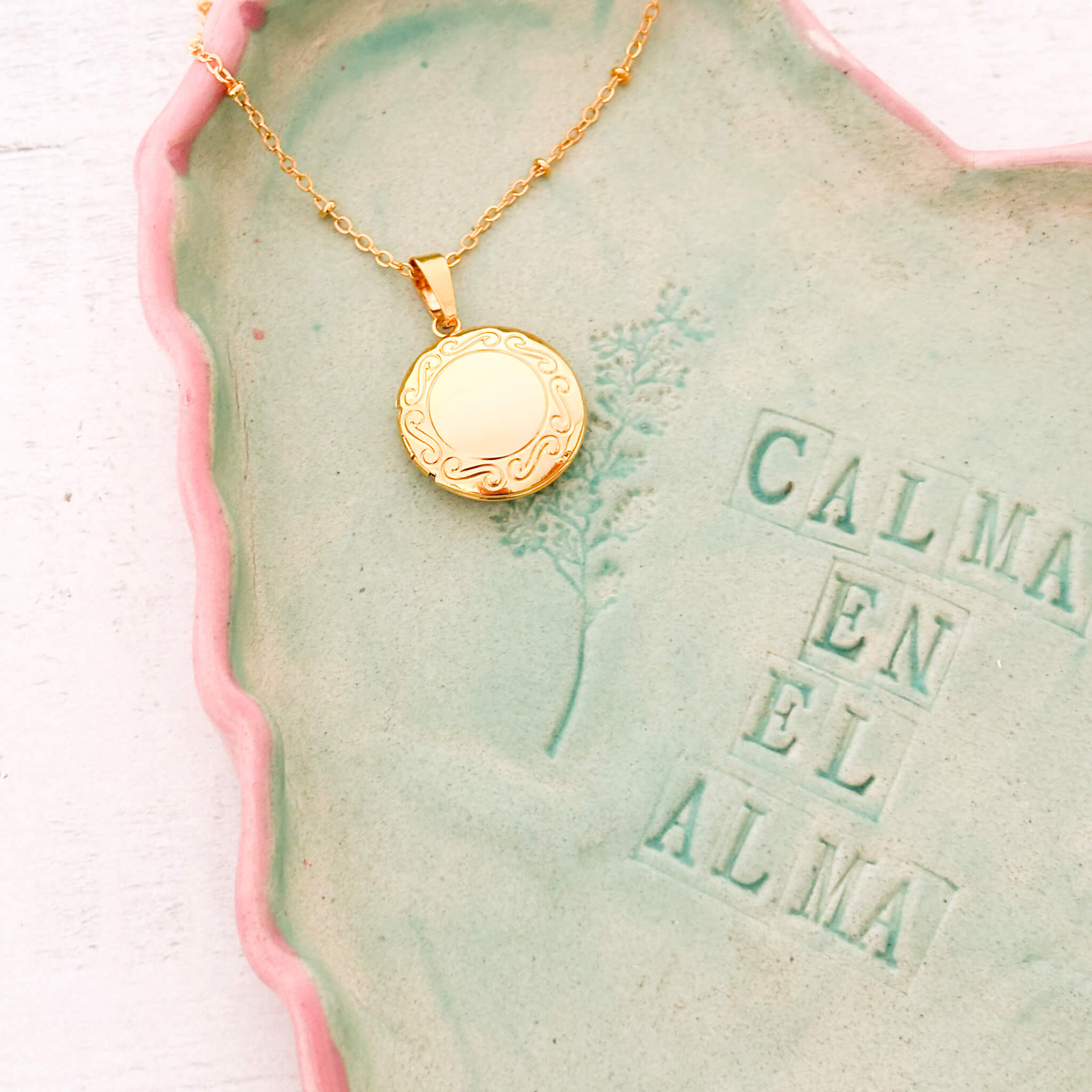 Cadena Relicario Redondo Solsticio