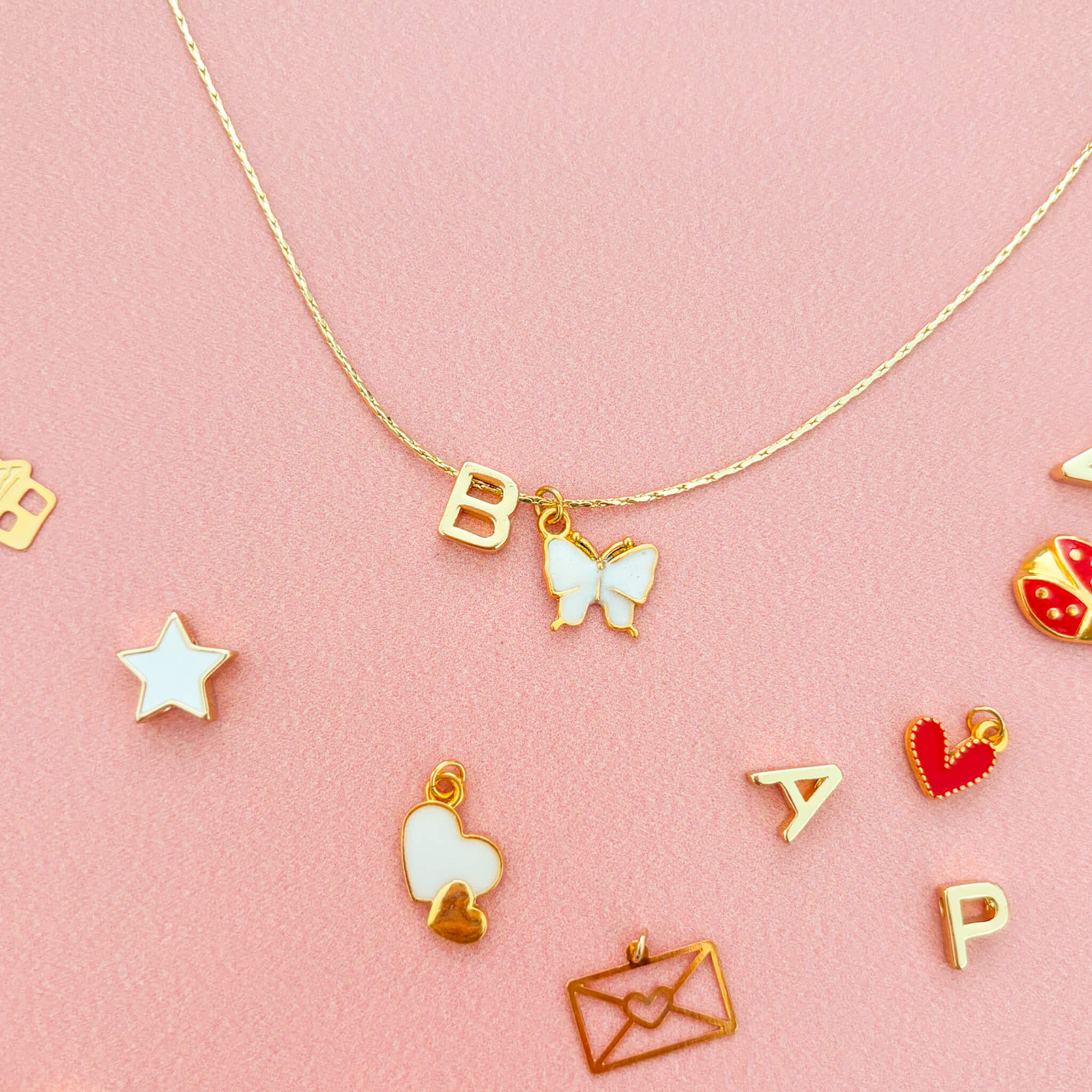 Dije Mariposa Blanco