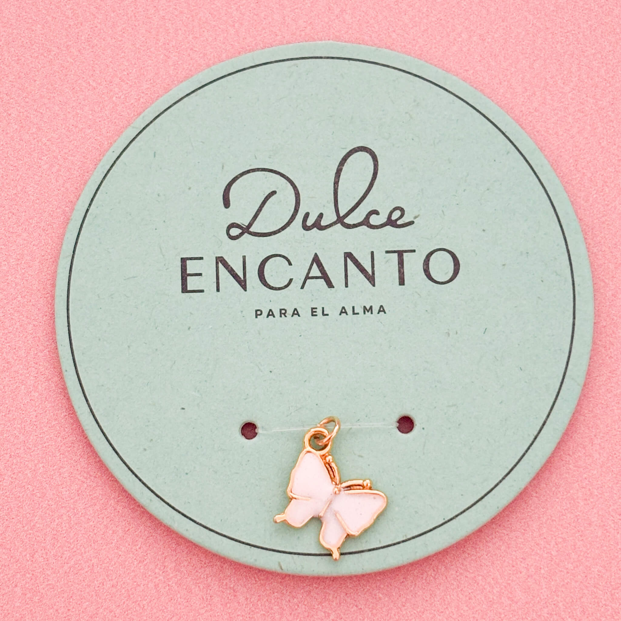 Dije Mariposa Blanco