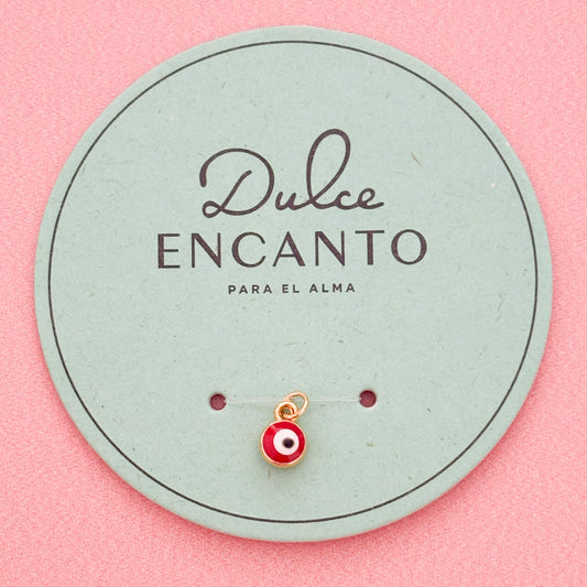 Dije Mini Ojo Turco Rojo
