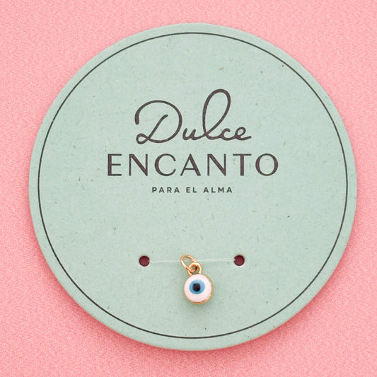 Dije Mini Ojo Turco Blanco