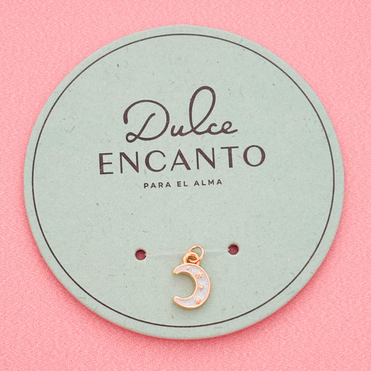 Dije Luna Azul Estrellas