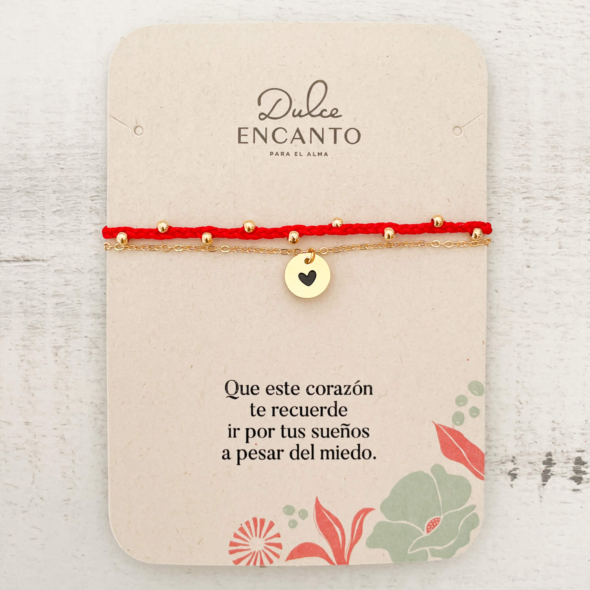 Pulsera Trenza Cadena Corazón Hilo Rojo Con Significado