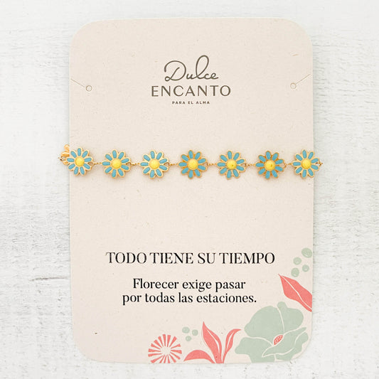 Pulsera Margaritas Azules Con Significado