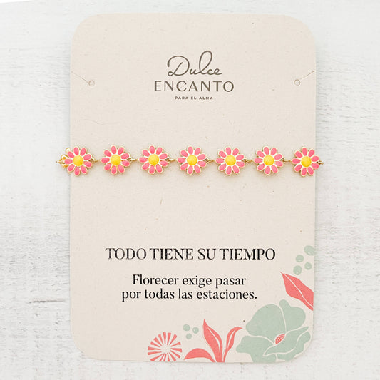 Pulsera Margaritas Magentas Con Significado