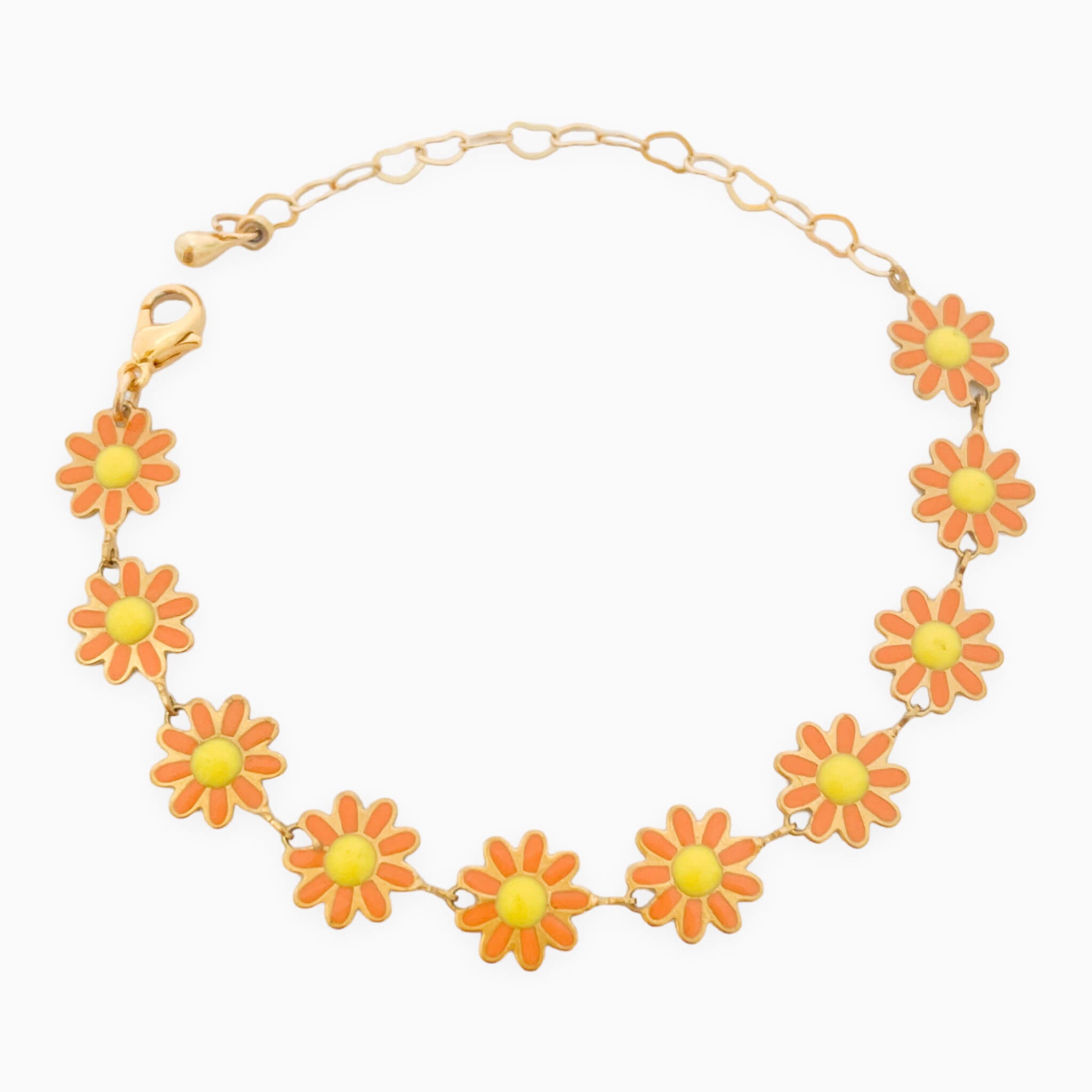 Pulsera Margaritas Naranjadas Con Significado