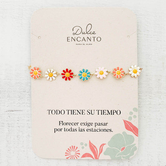 Pulsera Margaritas Multicolor Con Significado