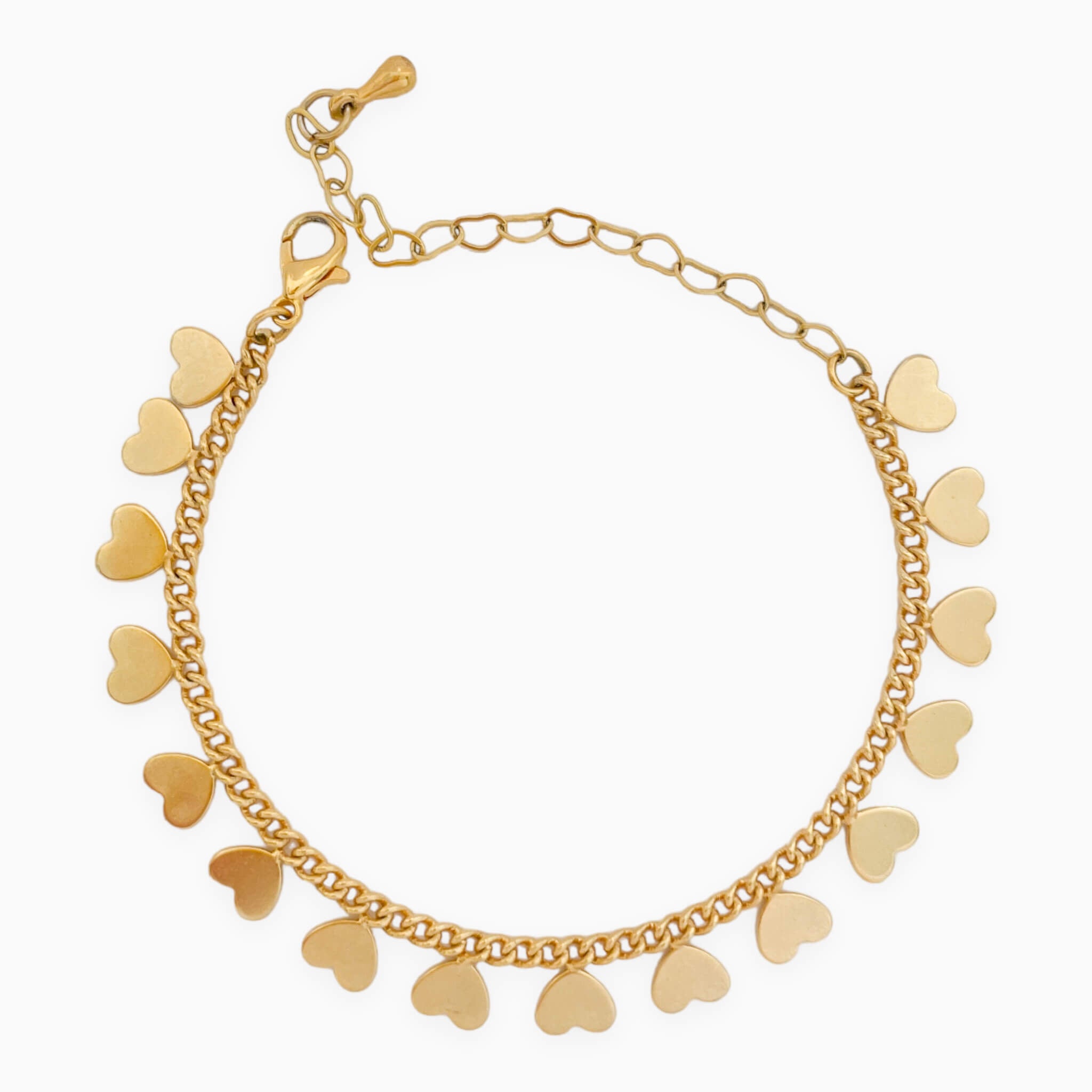 Pulsera Corazones Grandes Broche Con Significado