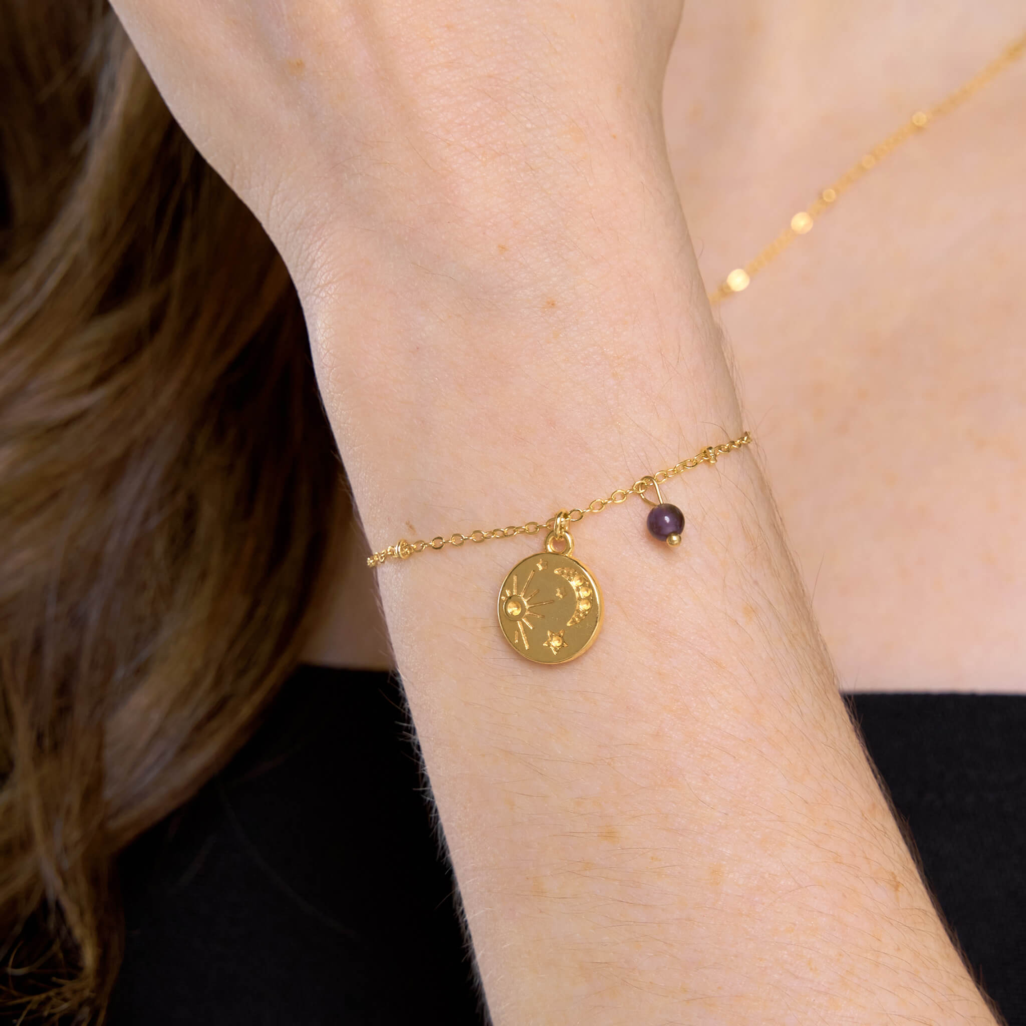 Pulsera Universo Amatista Broche Con Significado