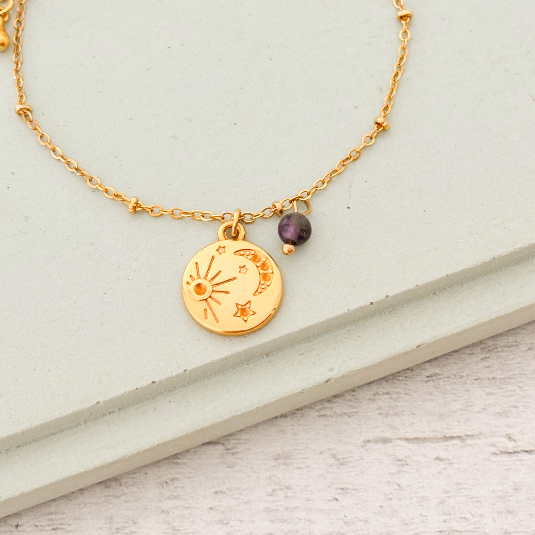 Pulsera Universo Amatista Broche Con Significado