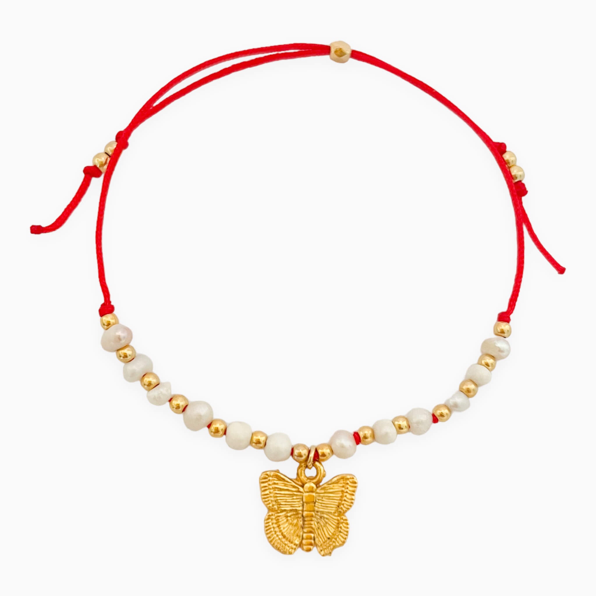 Pulsera Mariposa De Agua Dulce Ajustable Con Significado