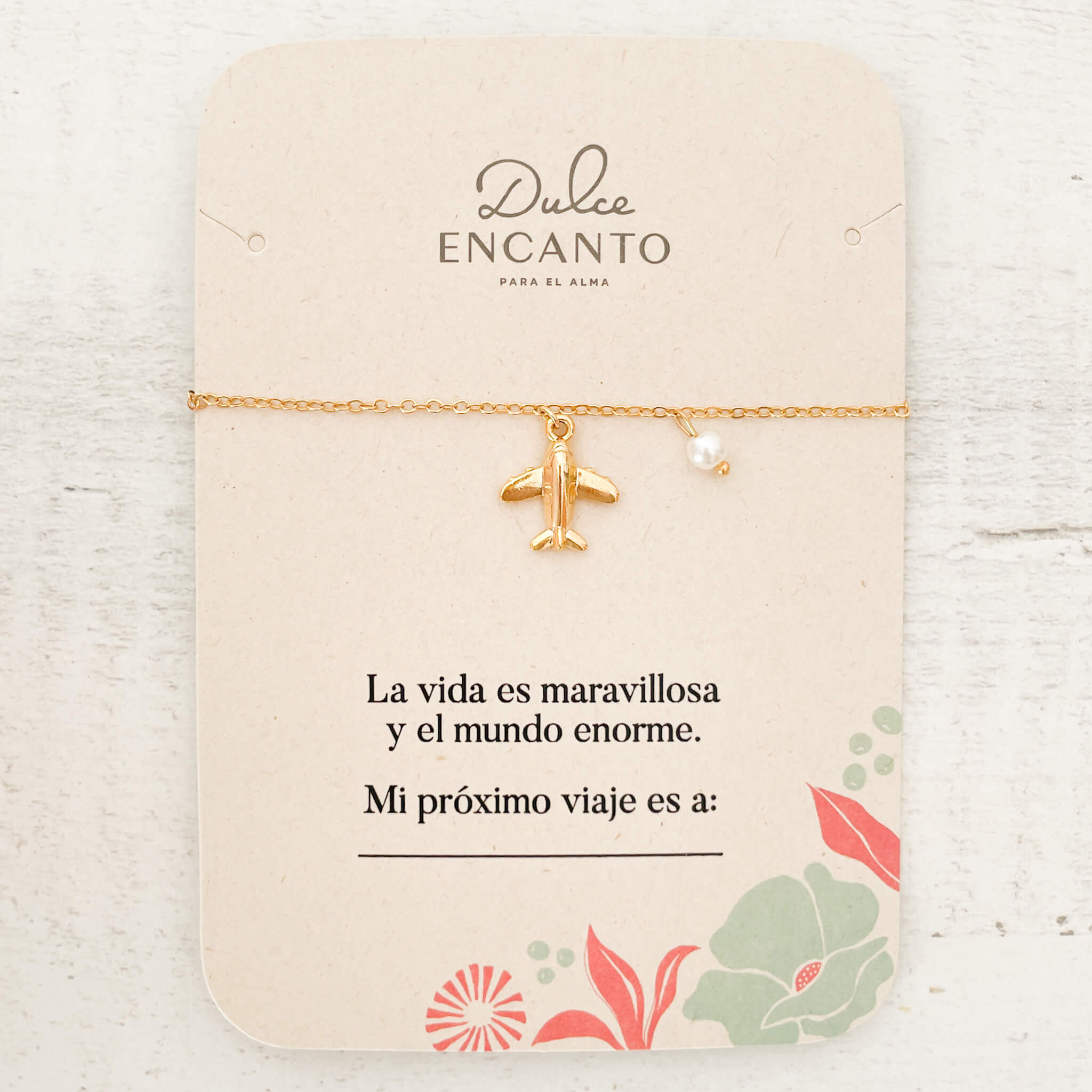 Pulsera Avión Broche Con Significado