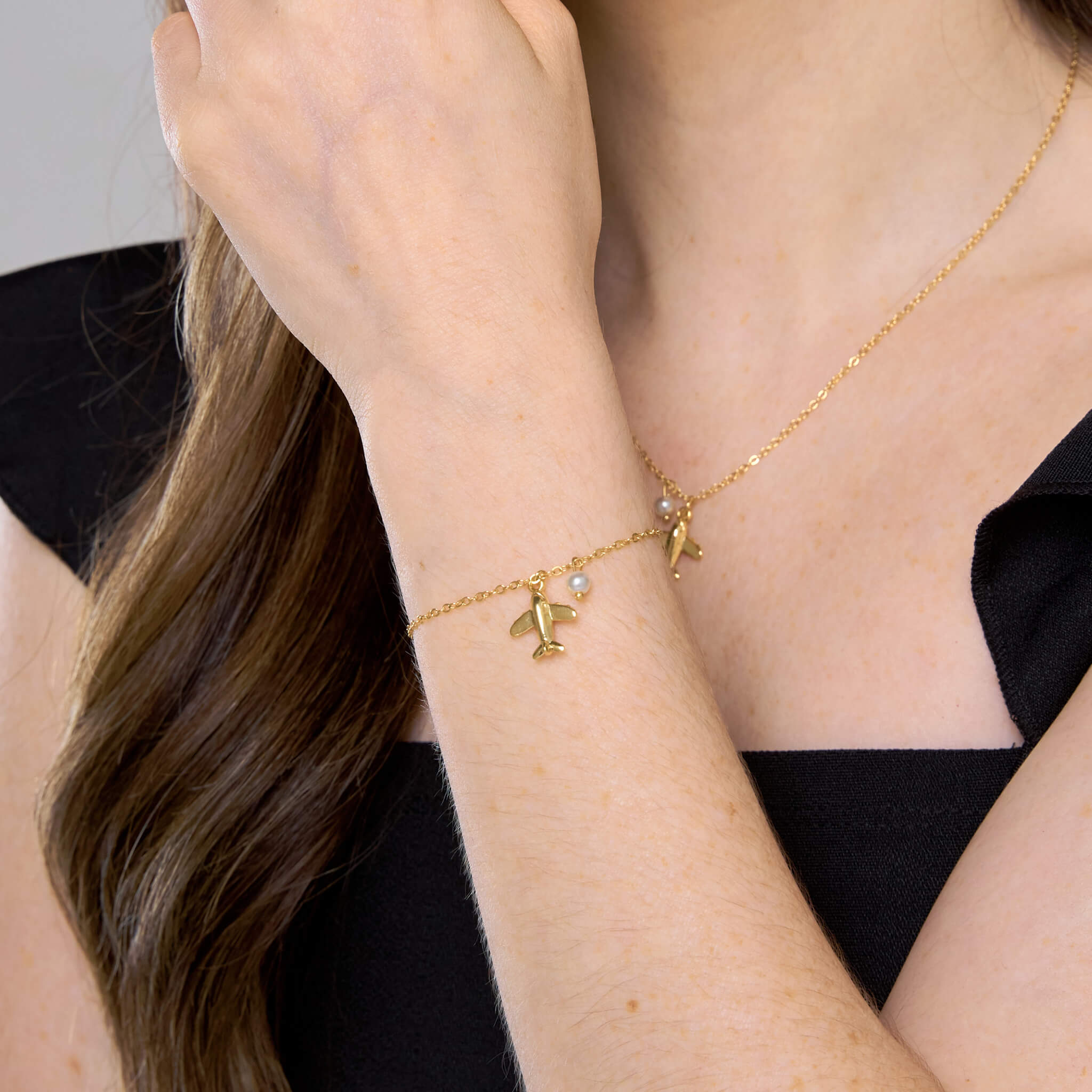 Pulsera Avión Broche Con Significado