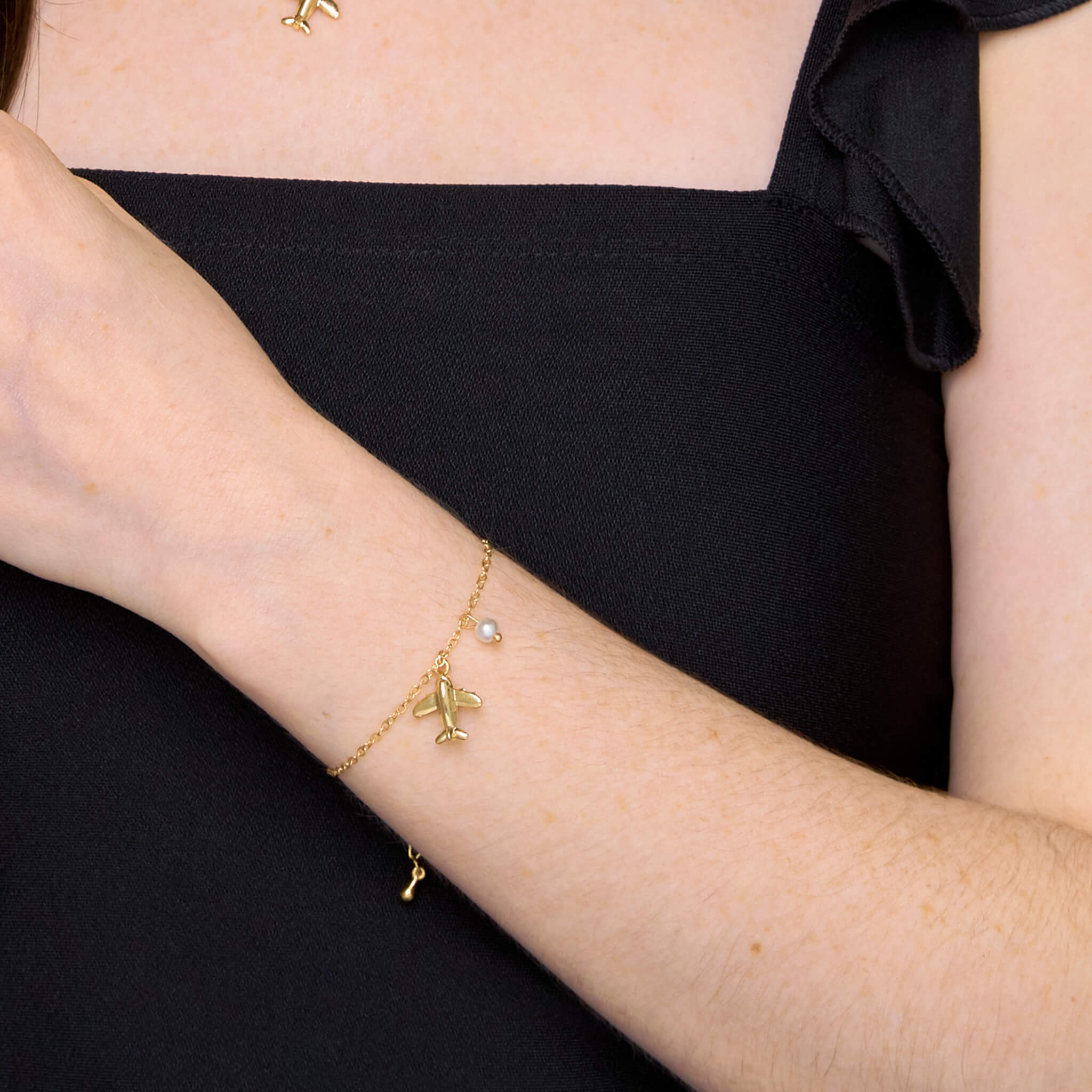 Pulsera Avión Broche Con Significado