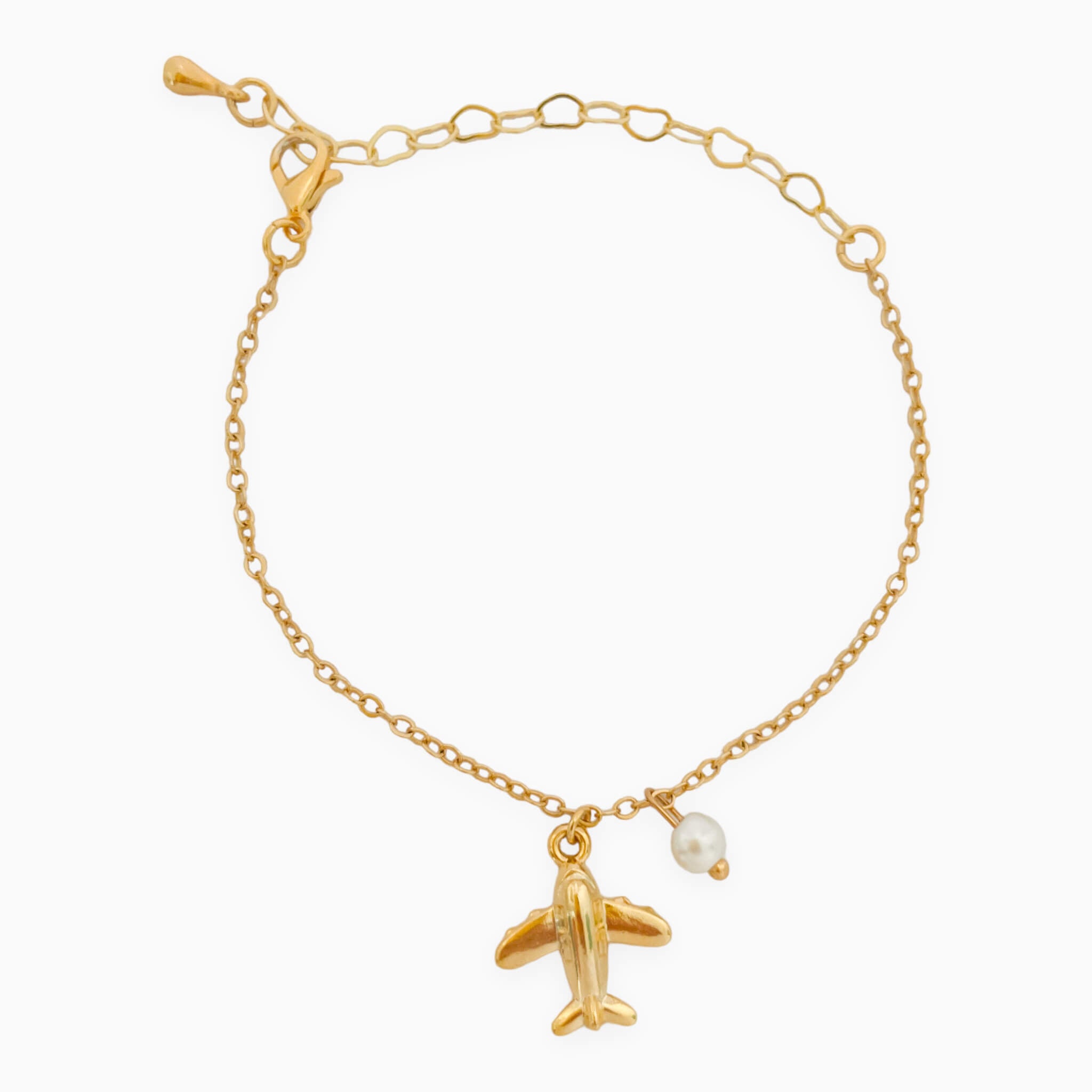 Pulsera Avión Broche Con Significado