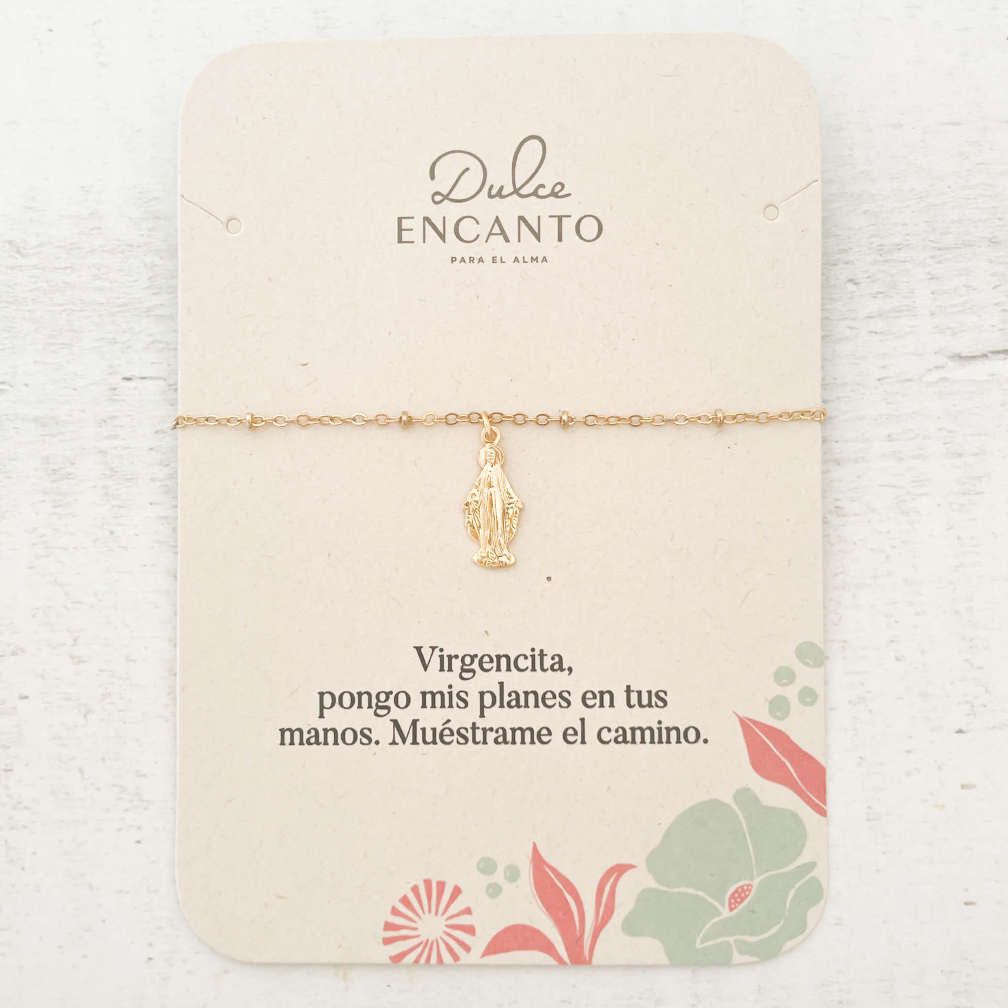 Pulsera Virgen María Milagrosa Broche Con Significado