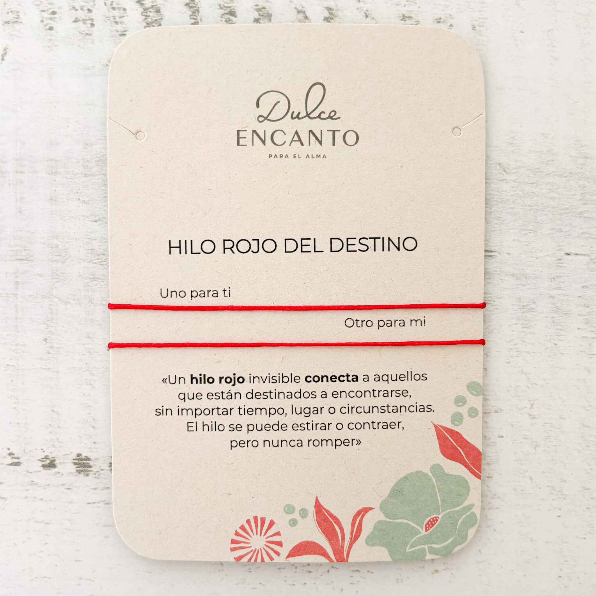 Pulseras Set de 2 Hilo Rojo del Destino Con Significado