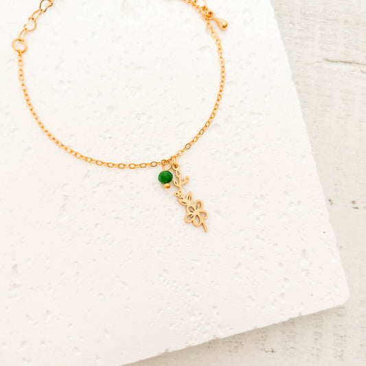 Pulsera Mayo Flor Espino Blanco de Nacimiento