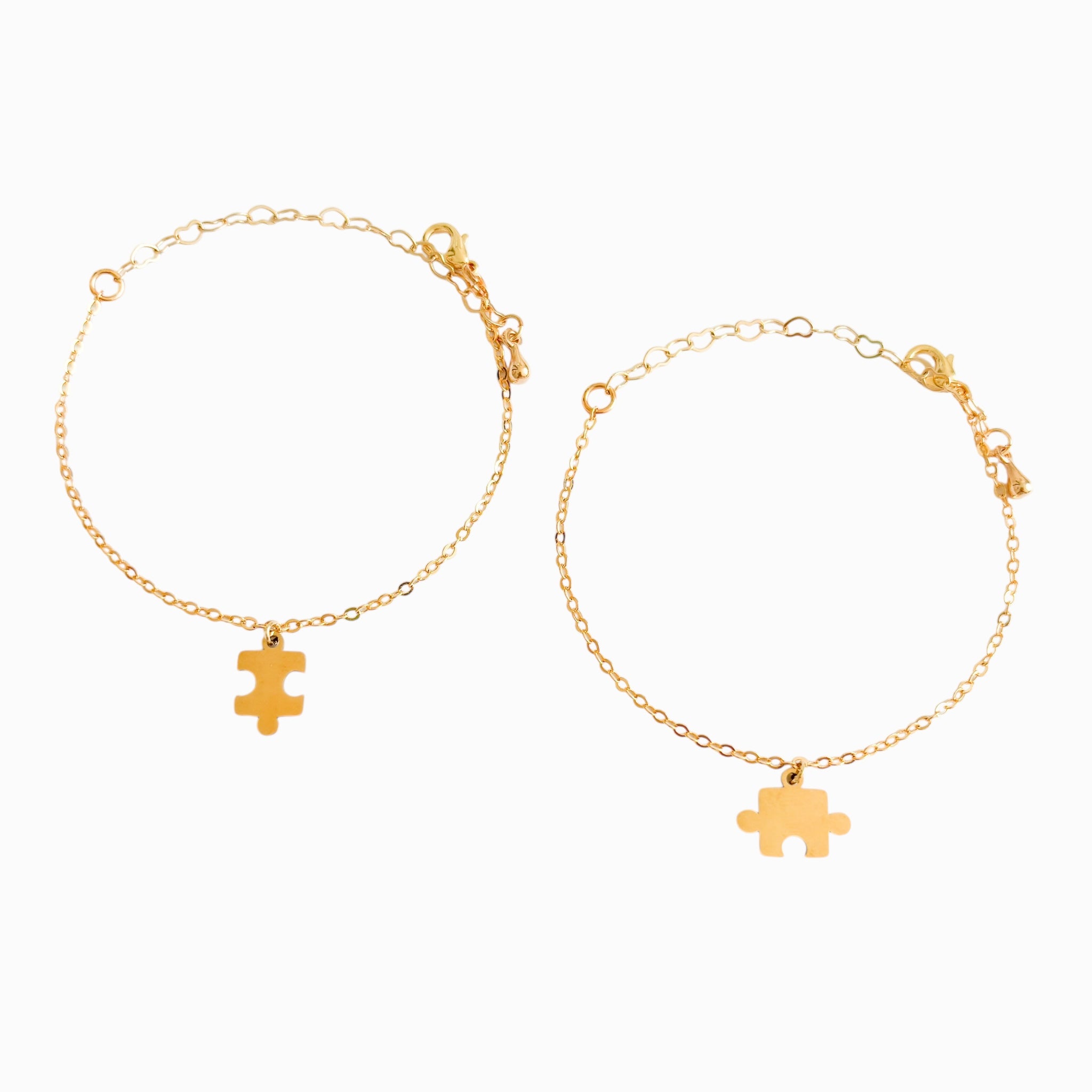 Pulseras x2 Amigas Puzzle Con significado