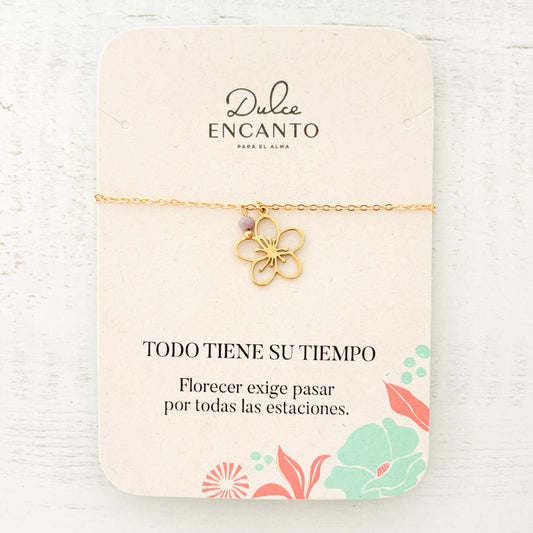 Pulsera Flor Serenidad