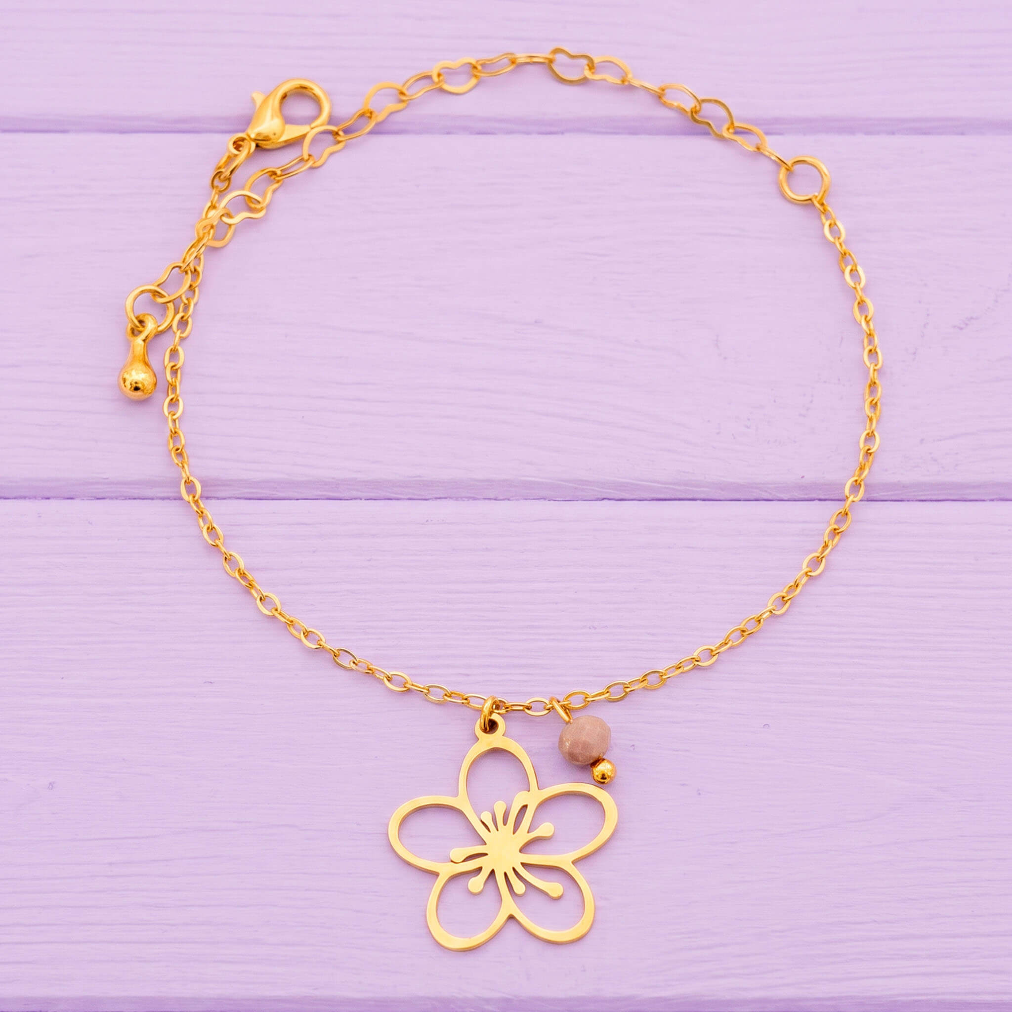 Pulsera Flor Serenidad