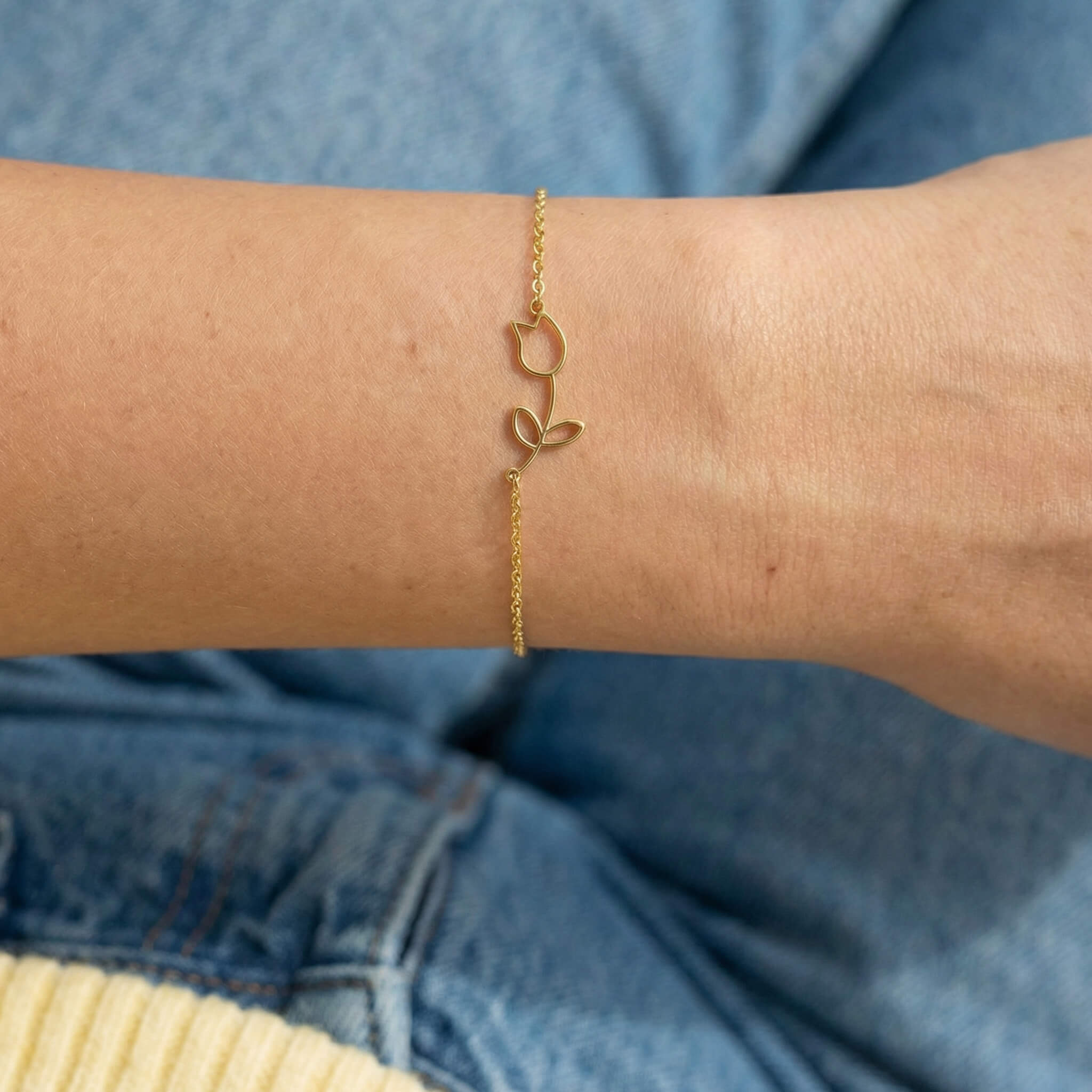 Pulsera Tulipán Silueta
