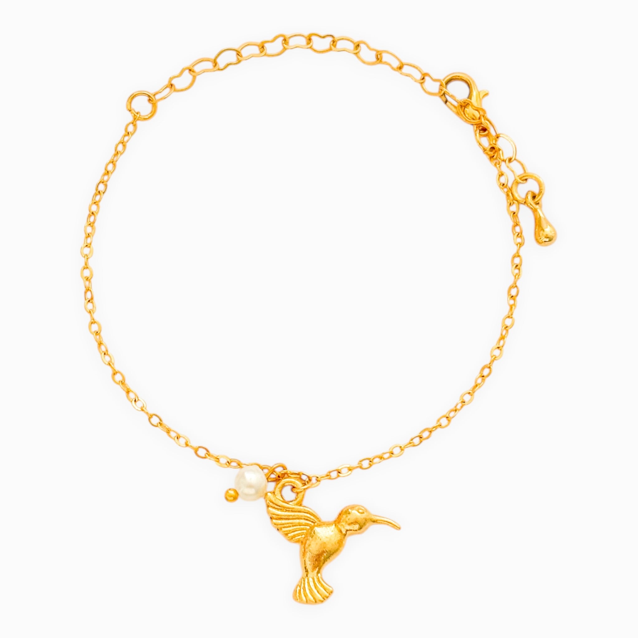 Pulsera Colibrí Perla