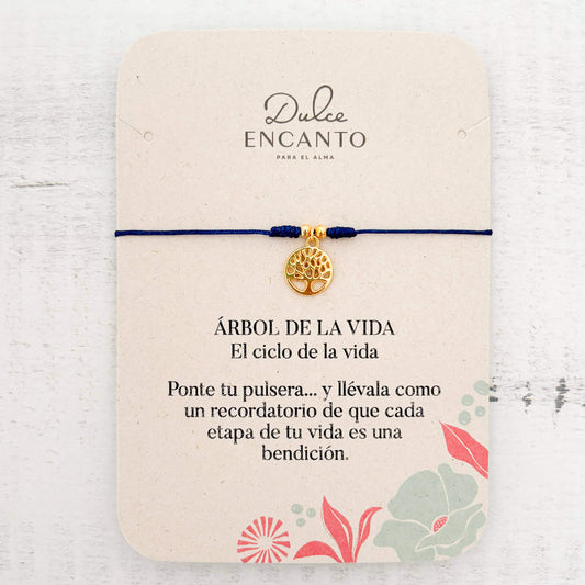 Pulsera Hilo Árbol De La Vida Con Significado