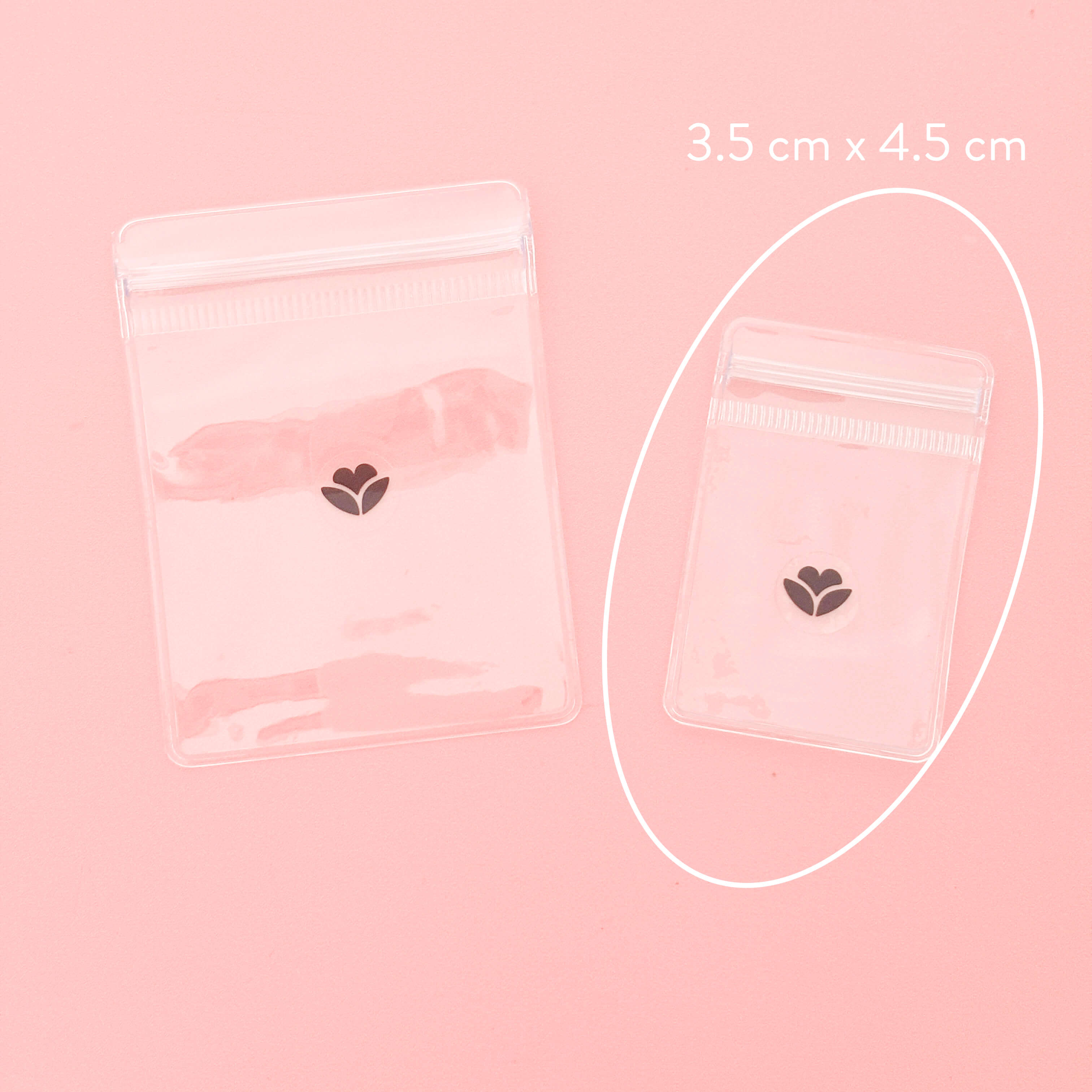 Mini Bolsa Antipolvo 3.5 cm x 4.5 cm Set de 5 Para Joyería