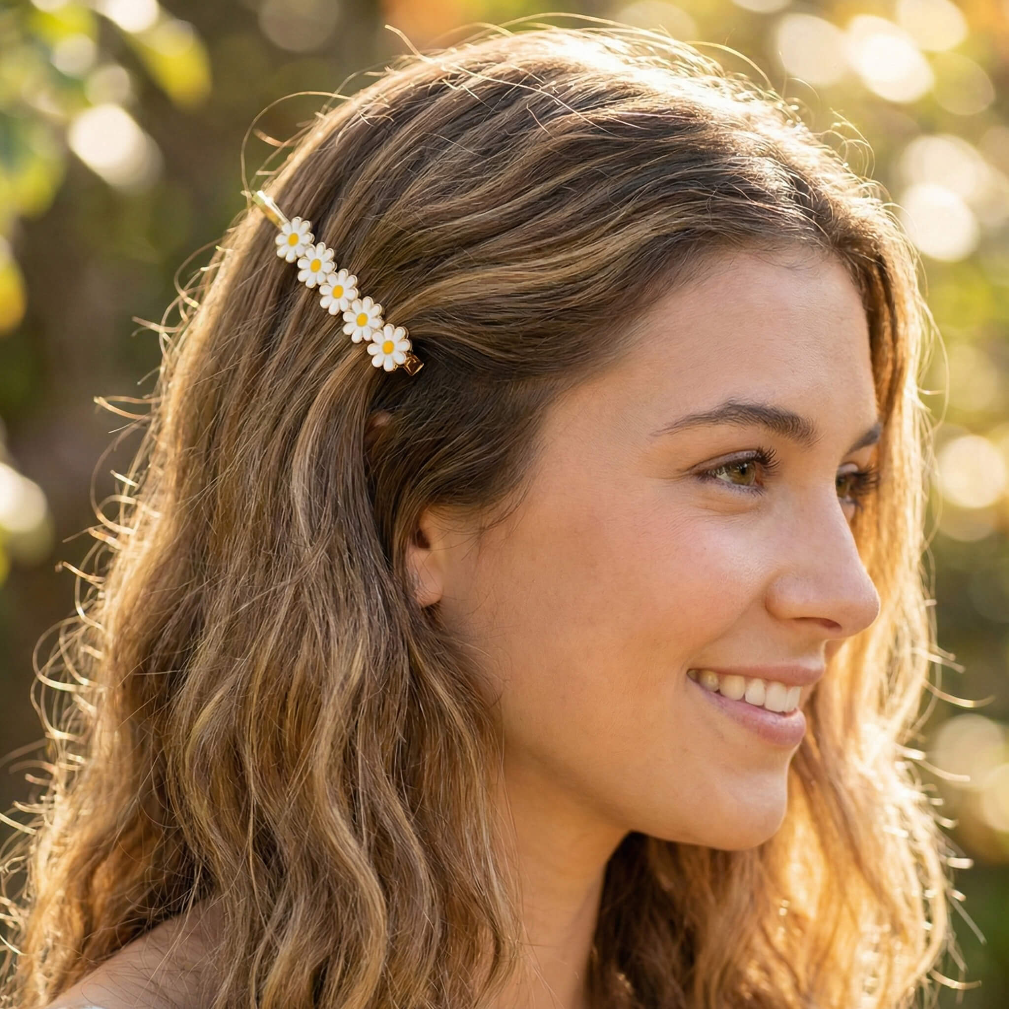 Set de 2 Hebillas Margaritas