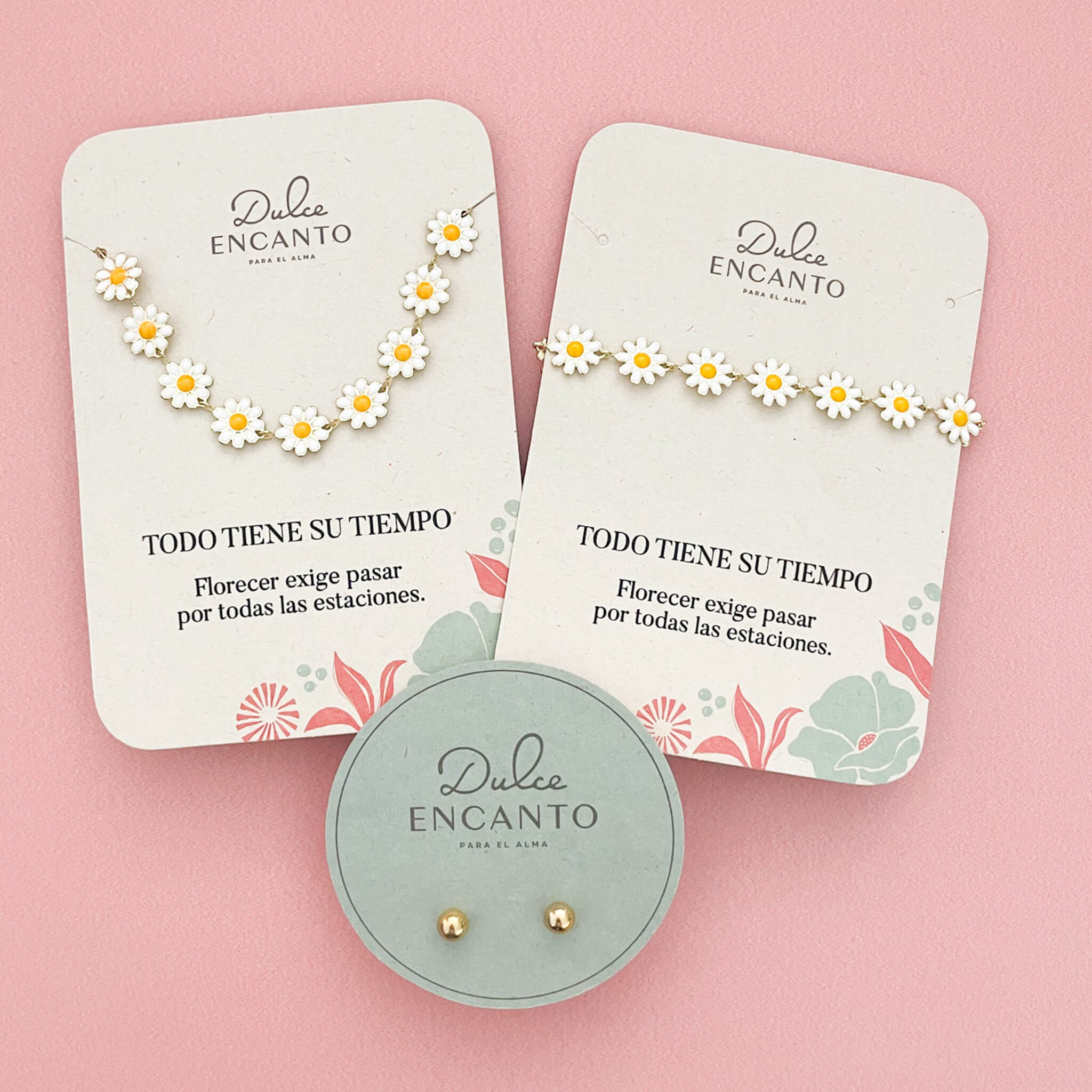 Set Collar Margarita + Pulsera Margaritas + Topos