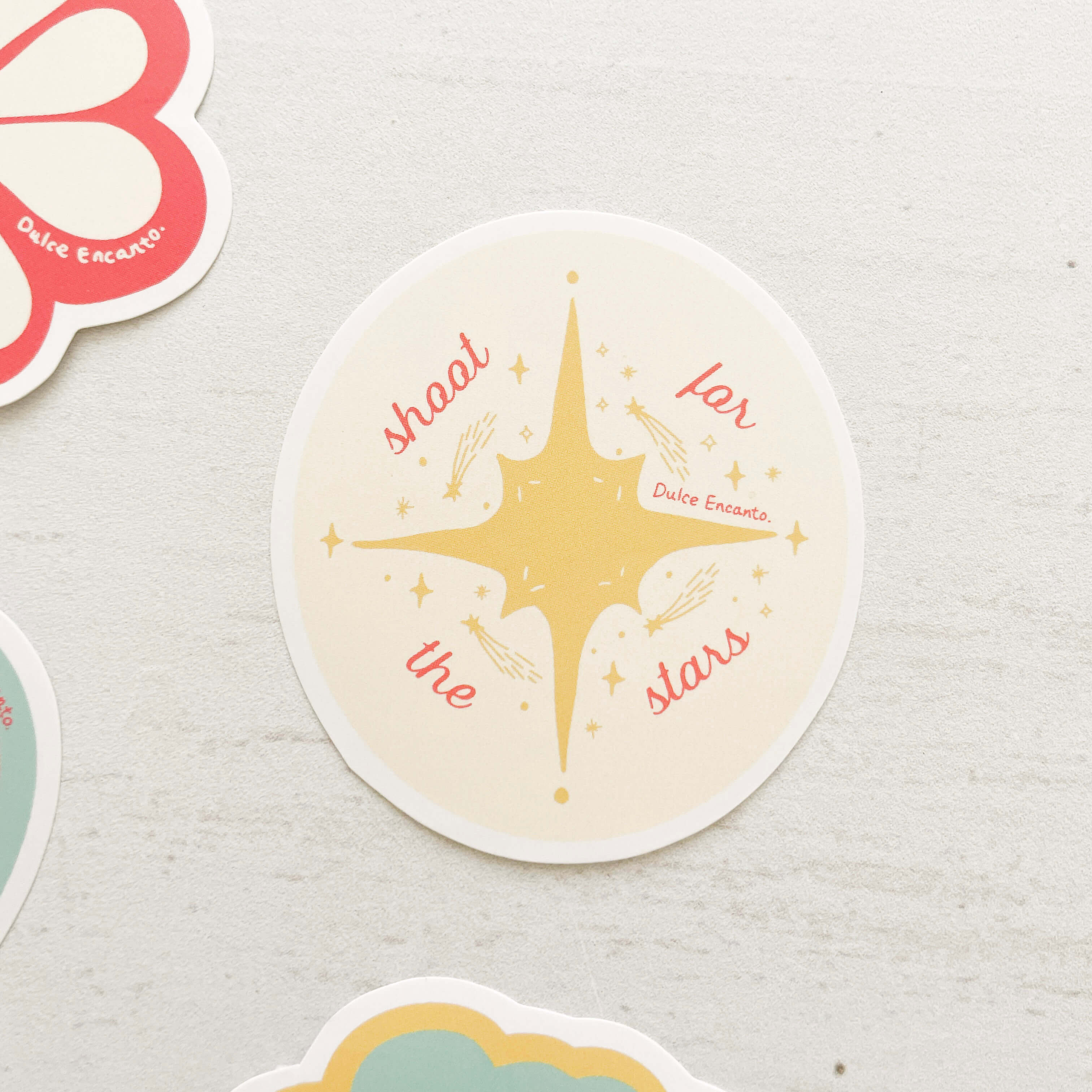 Set de 8 Stickers Buena Vibra