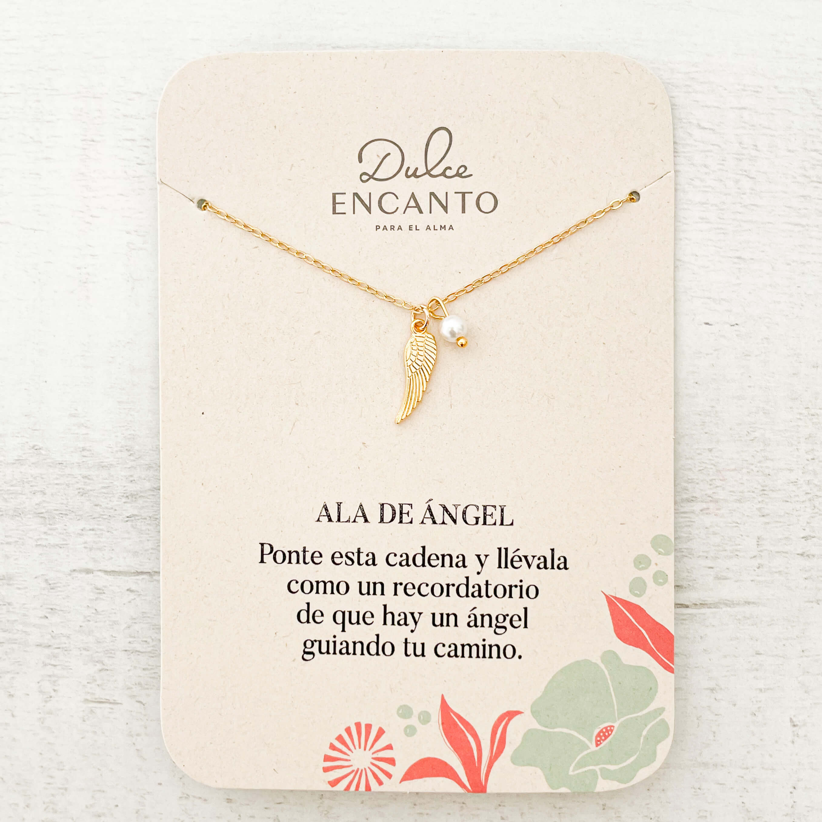 Cadena Ala de Ángel Con Significado