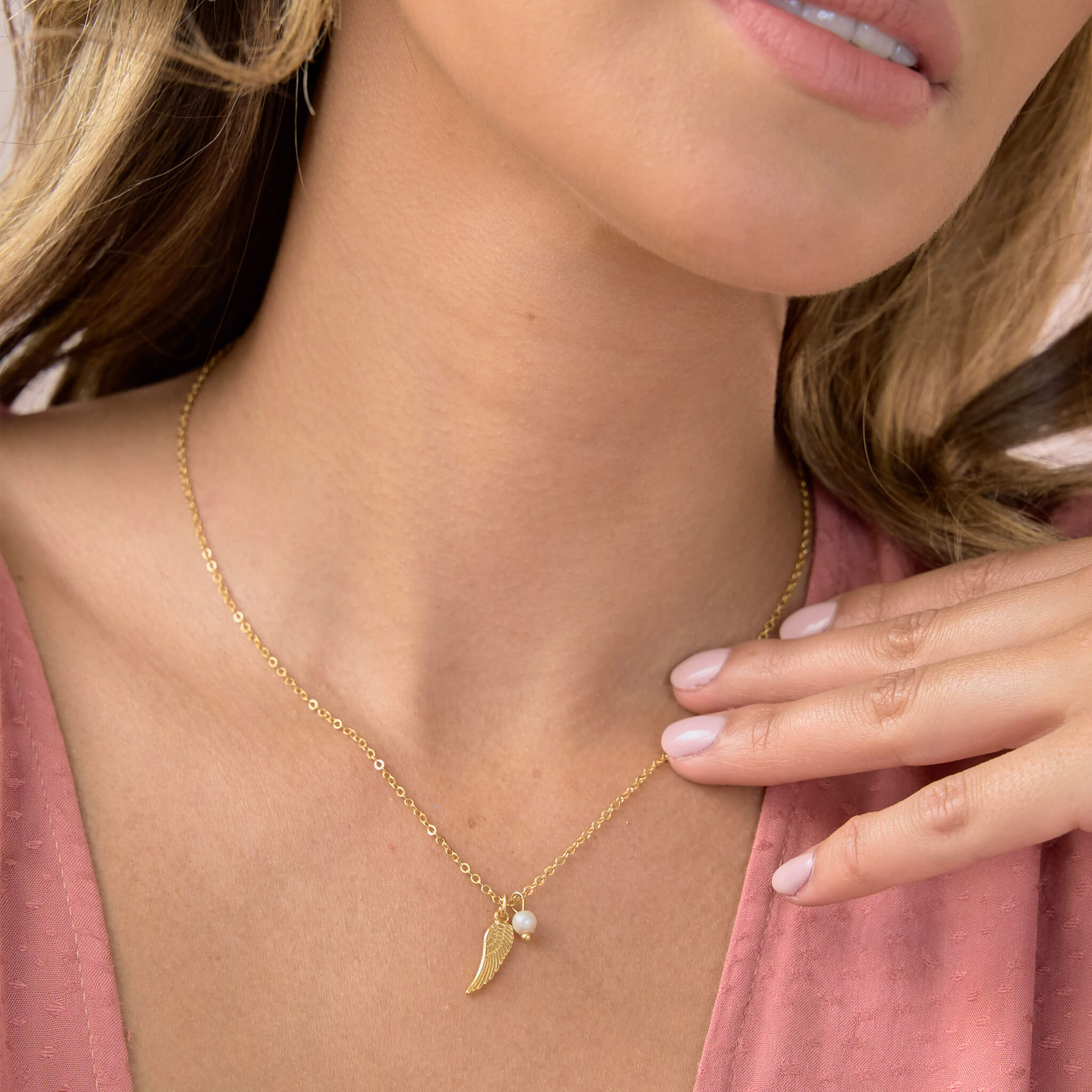 Cadena Ala de Ángel Con Significado